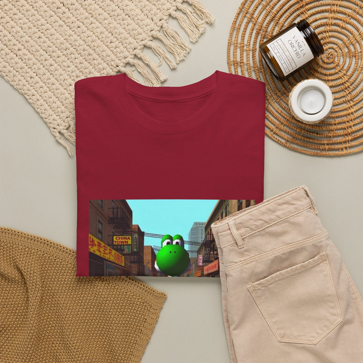 Yoshi Chilling In Chinatown Tee