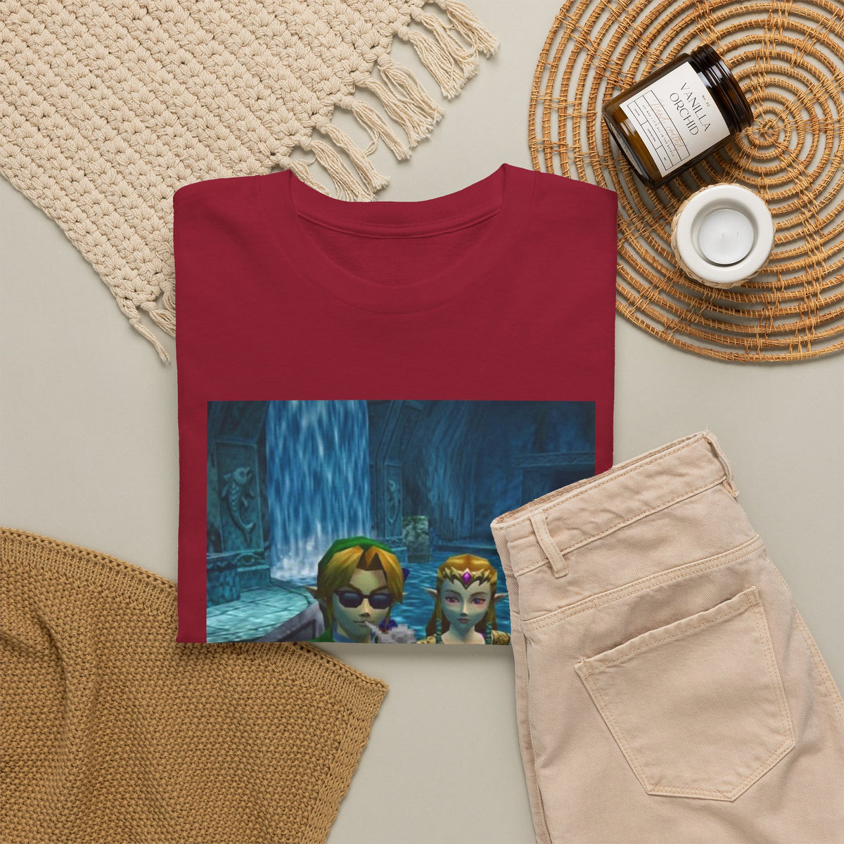 Link and Zelda Chilling and Smoking