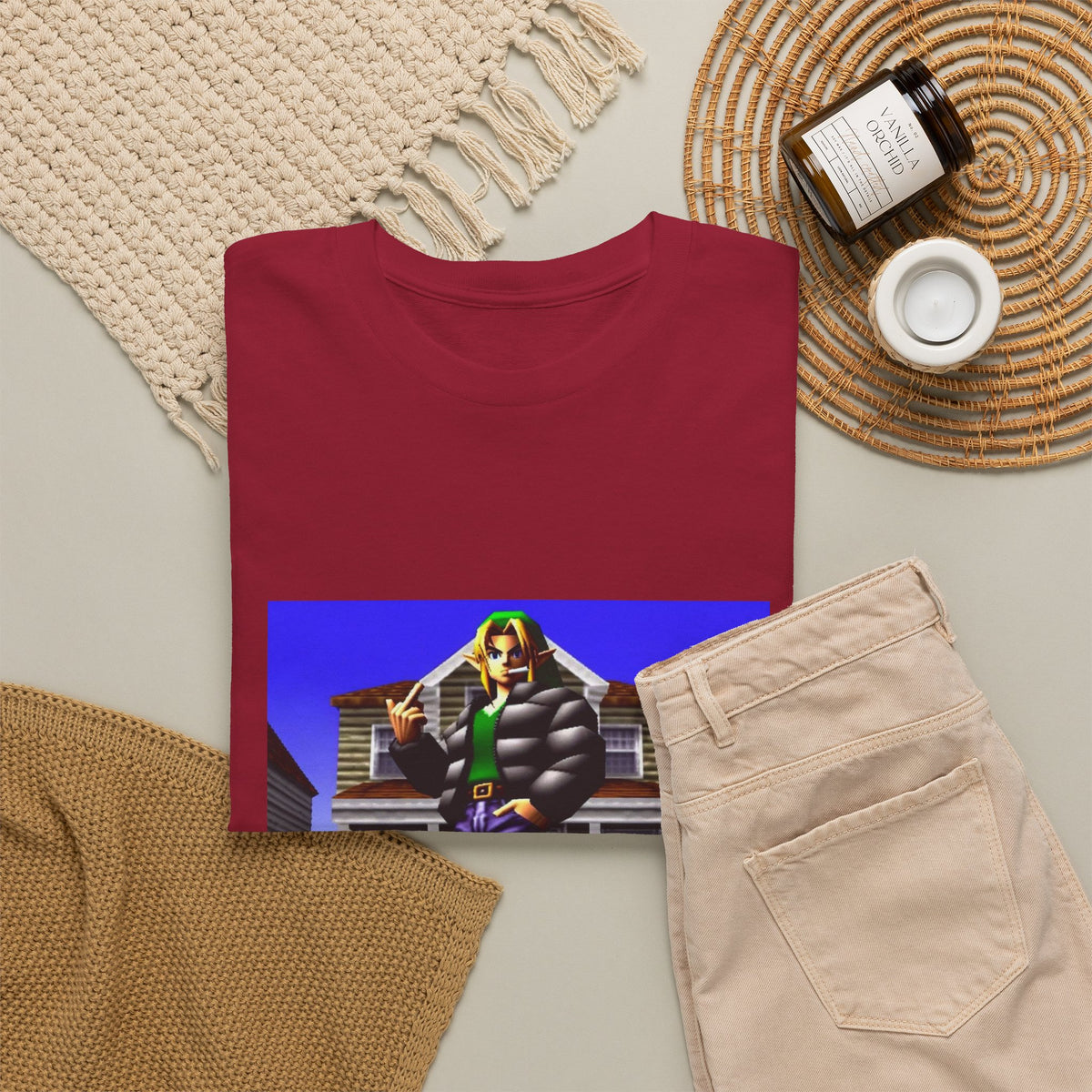 Link In Streetwear Flipping The Bird Tee