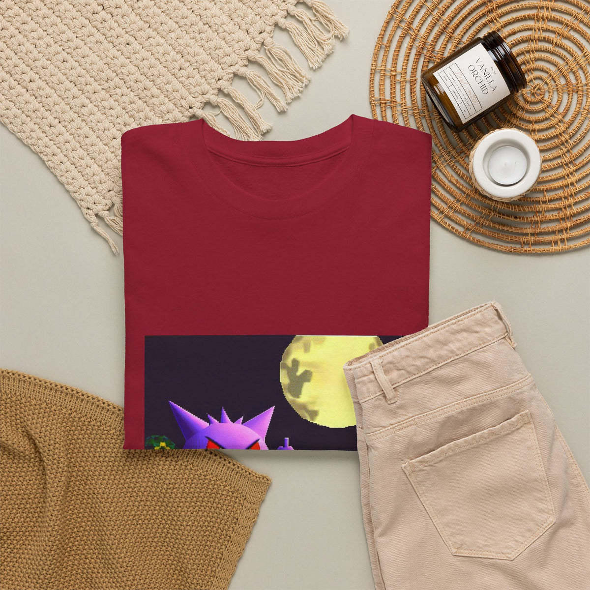 Gengar Flipping Off Villager At Night