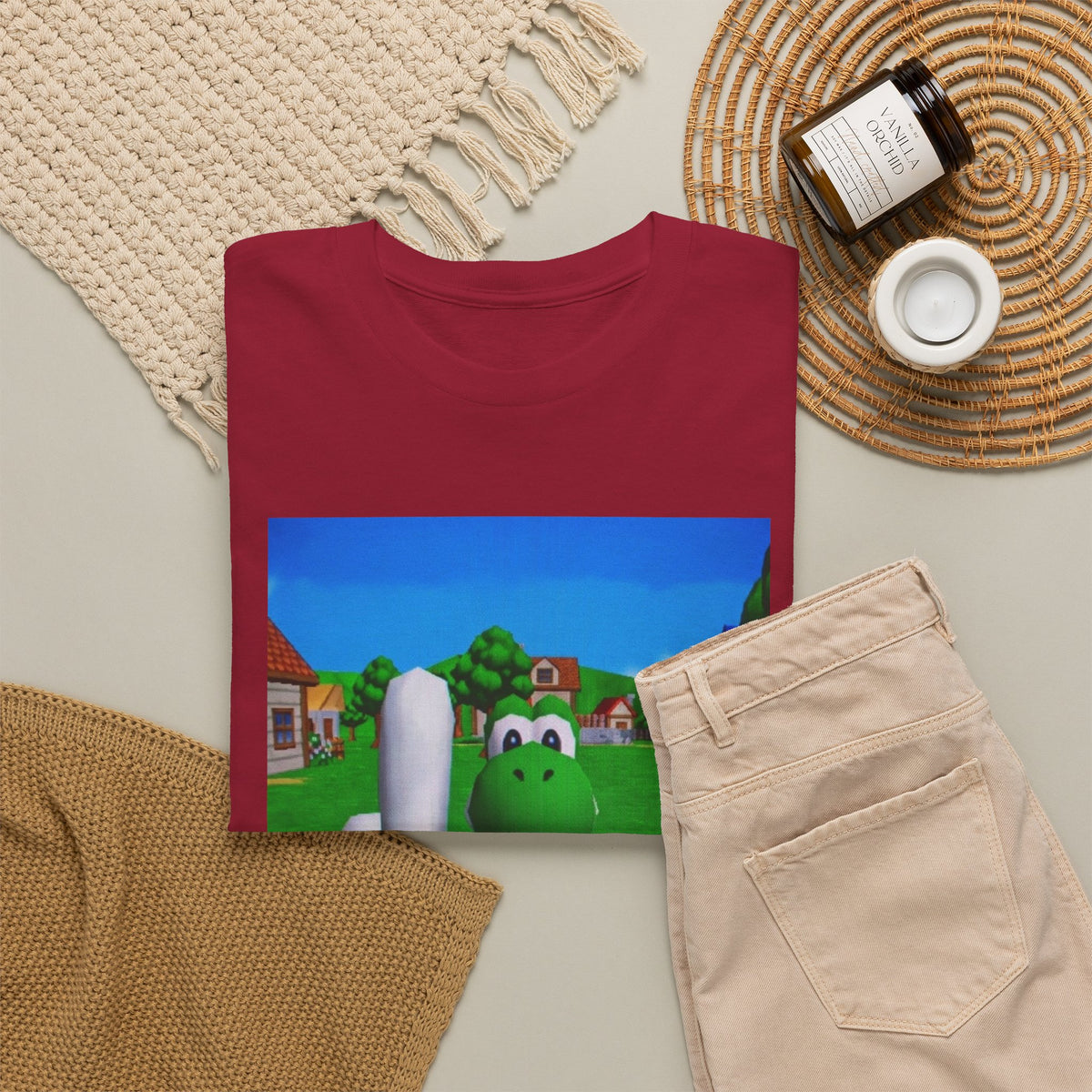 Yoshi Giving The Finger Tee (Design 2)