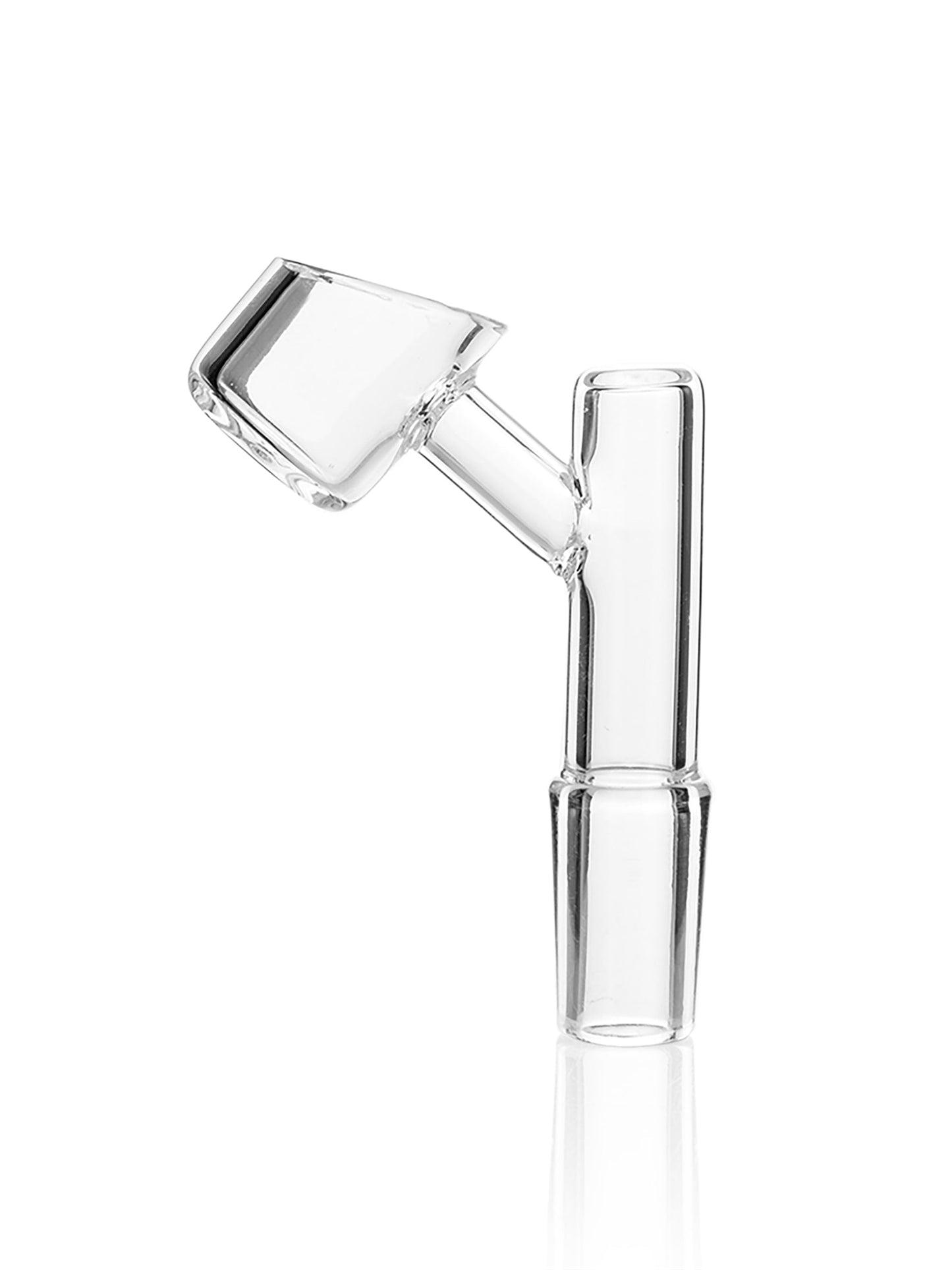 GRAV 14mm Male Quartz Banger with 45° Angle - Heat-Tolerant for Dab Rigs