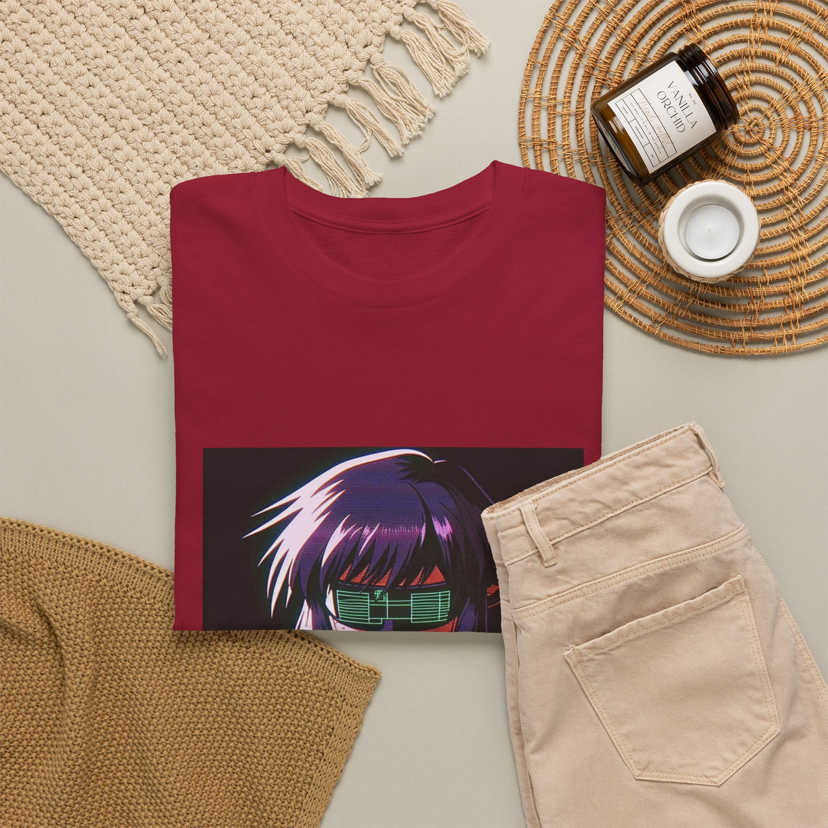Major Kusanagi In Retro Cyberpunk Visor