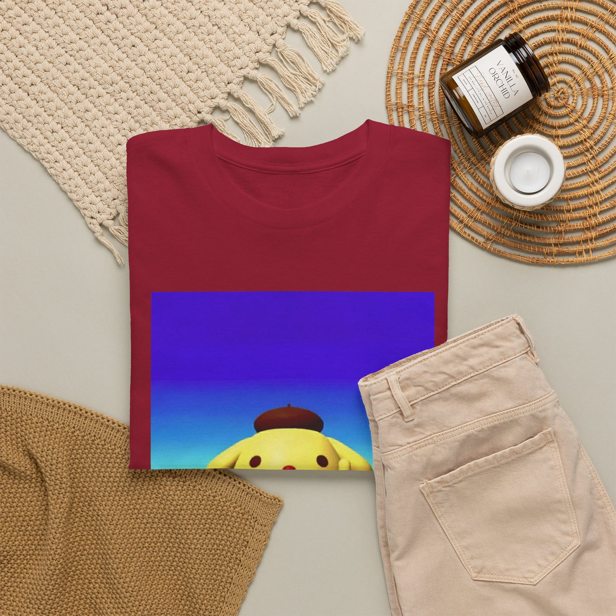 Pompompurin Flipping The Bird Tee