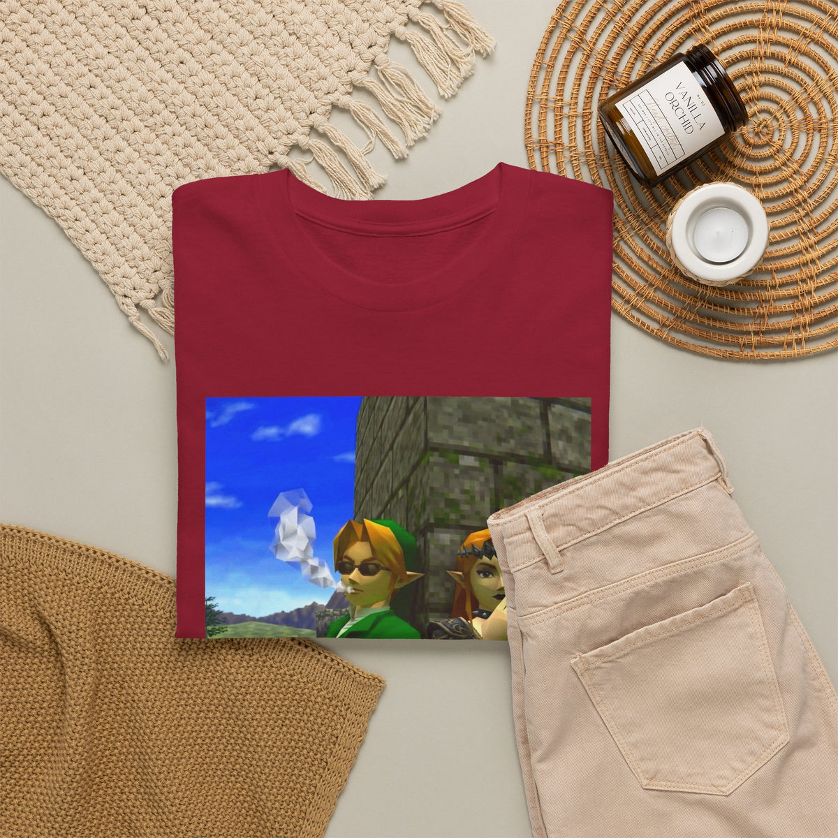 Link And Zelda Smoke Blunts Tee