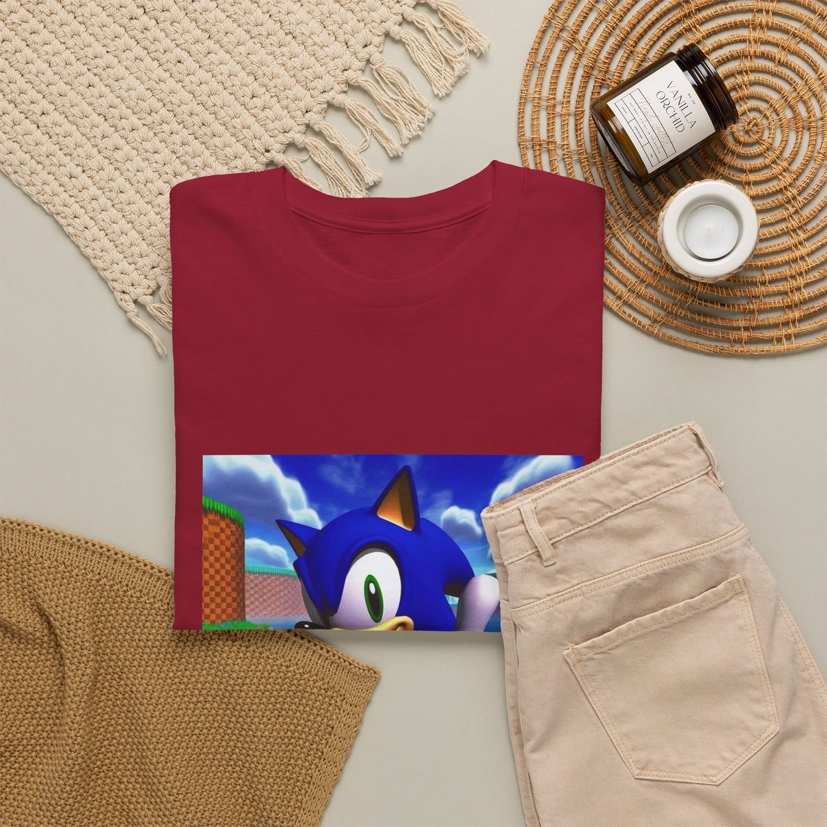 Sonic Giving Thumbs Up With Mario