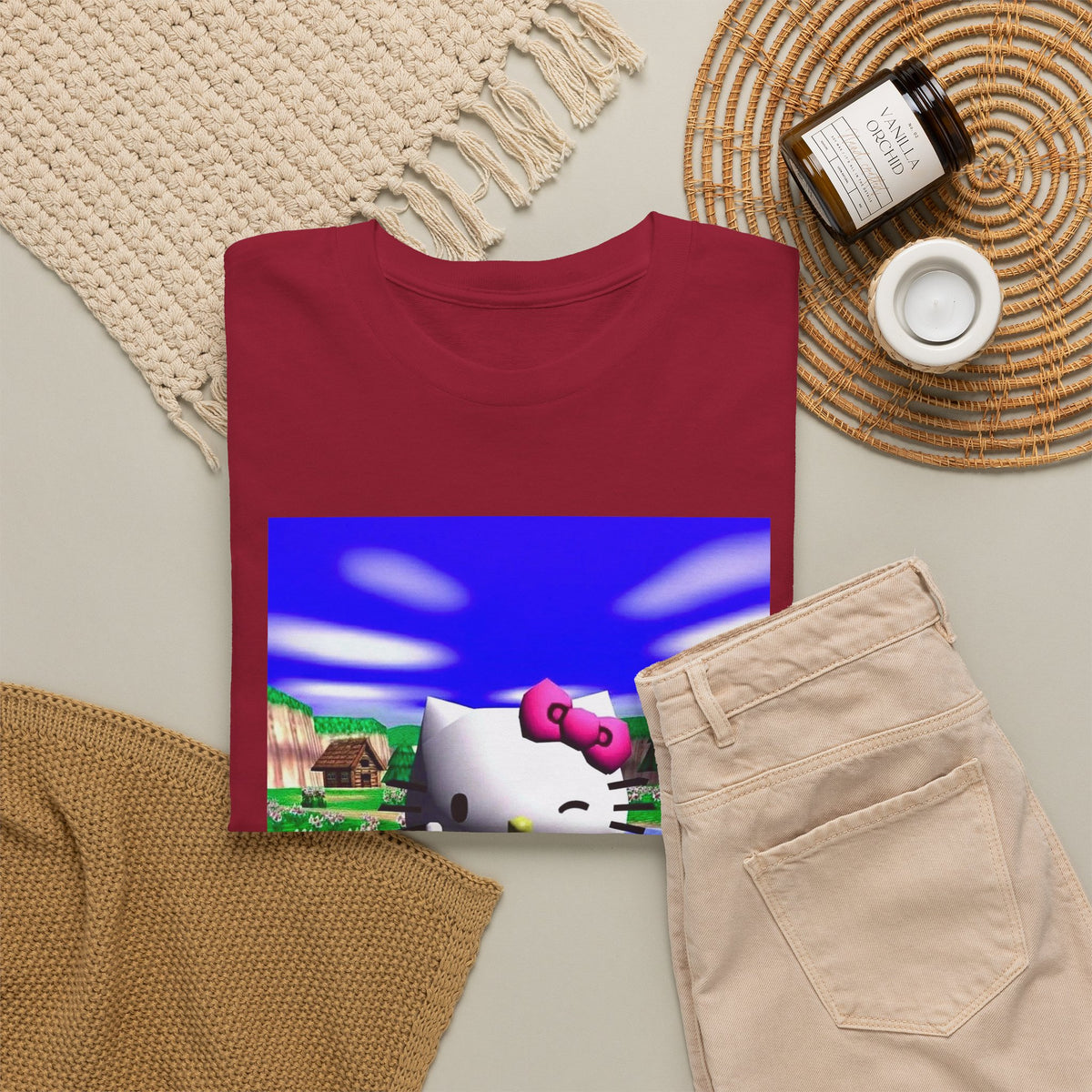 Winking Kitty Flipping The Bird Tee