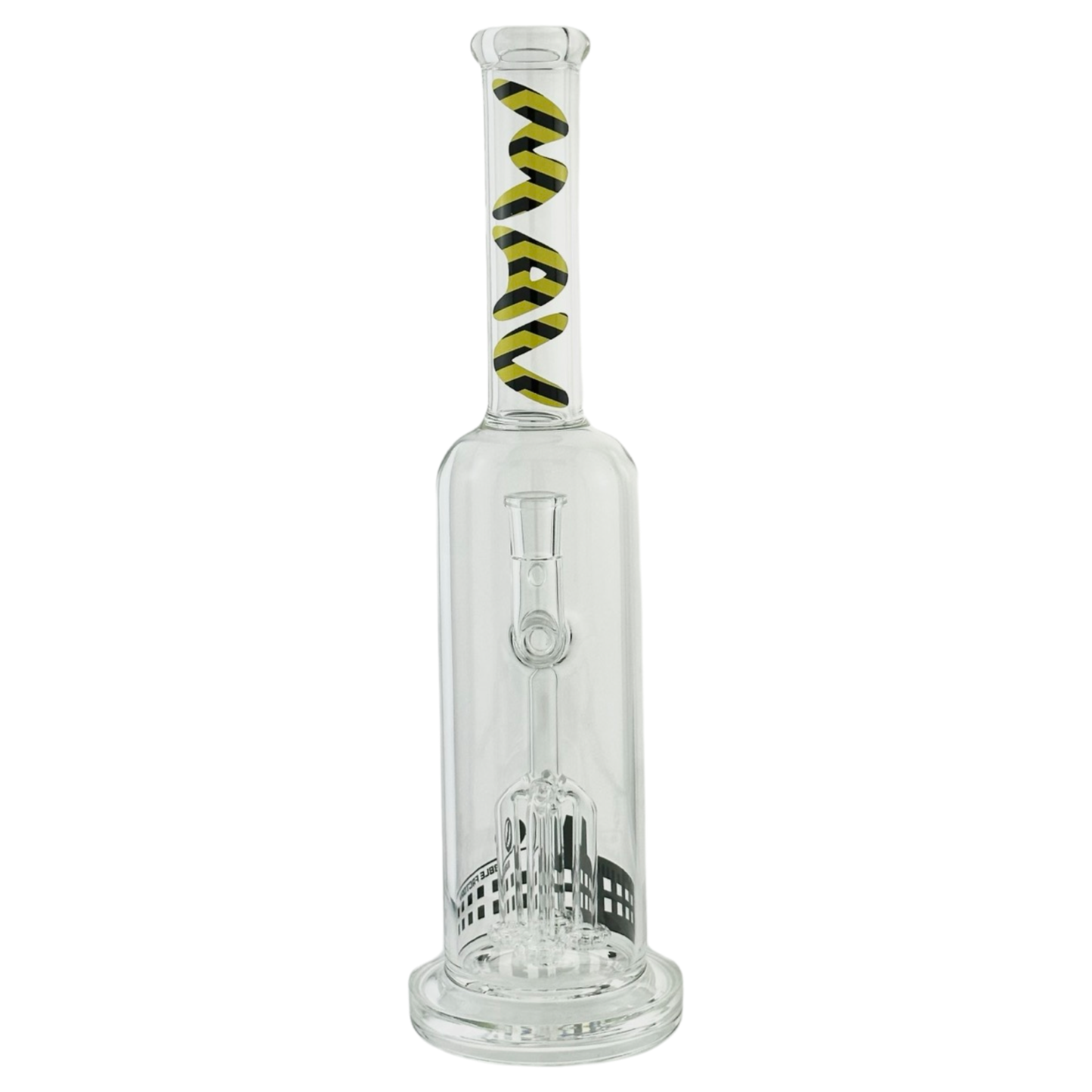 MAV Glass 17" Quad Shower Percolator Bong with Thick Base
