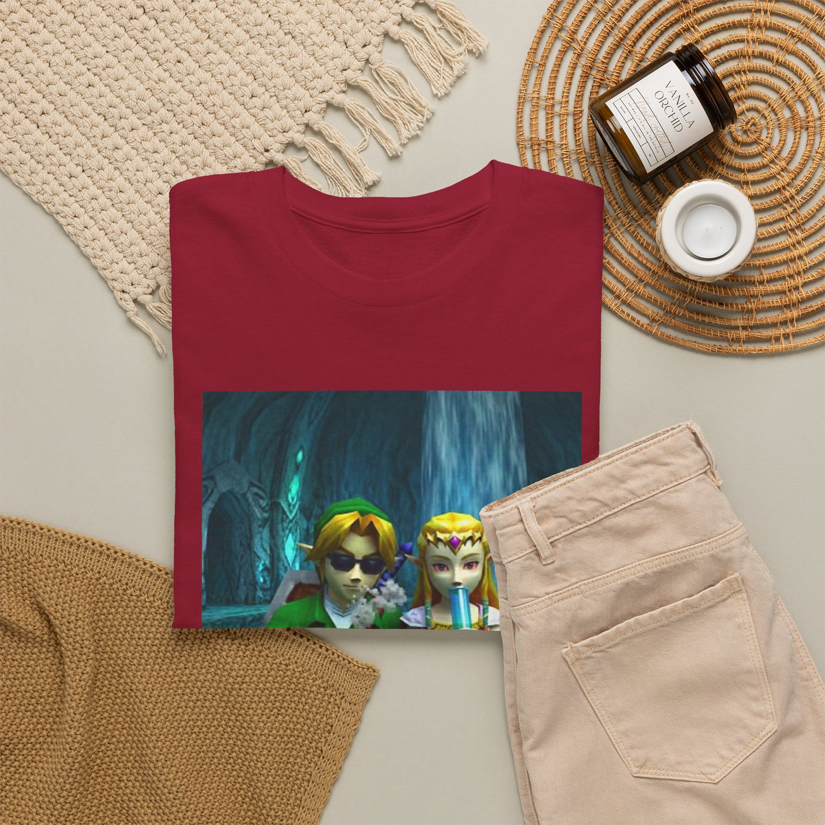 Link And Zelda Hitting The Stash