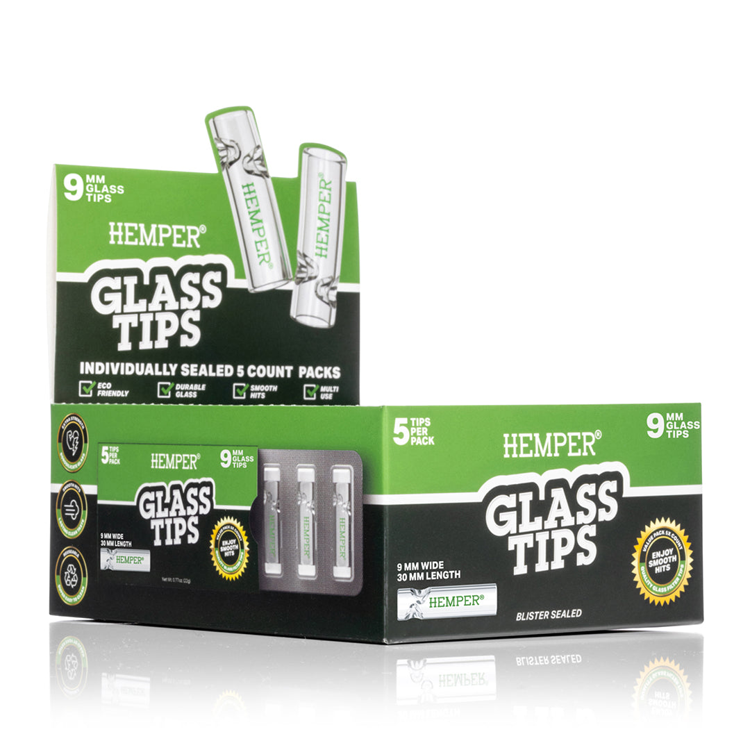 Glass Filter Tips 9mm | Display