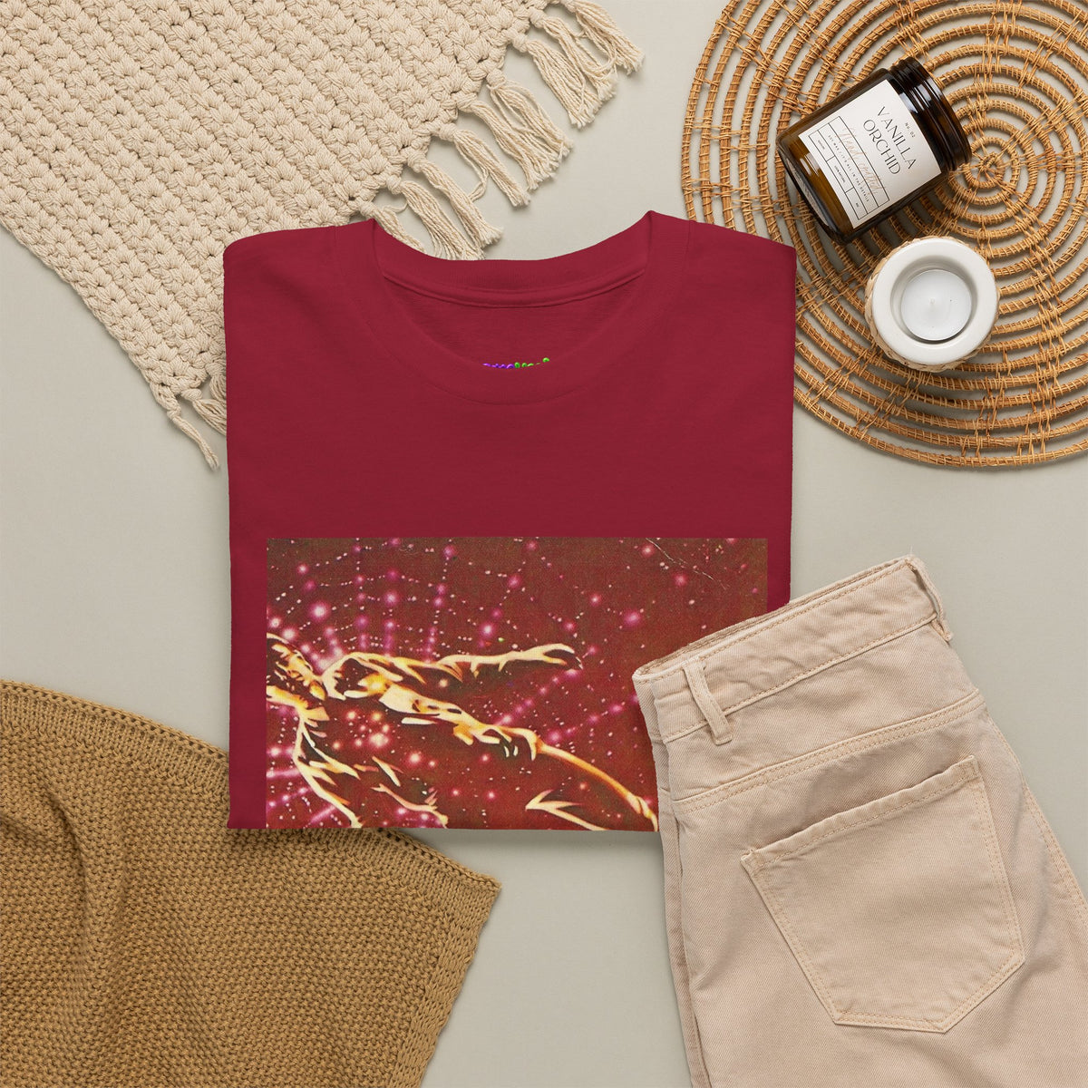 Dispersed Text Graphic Tee
