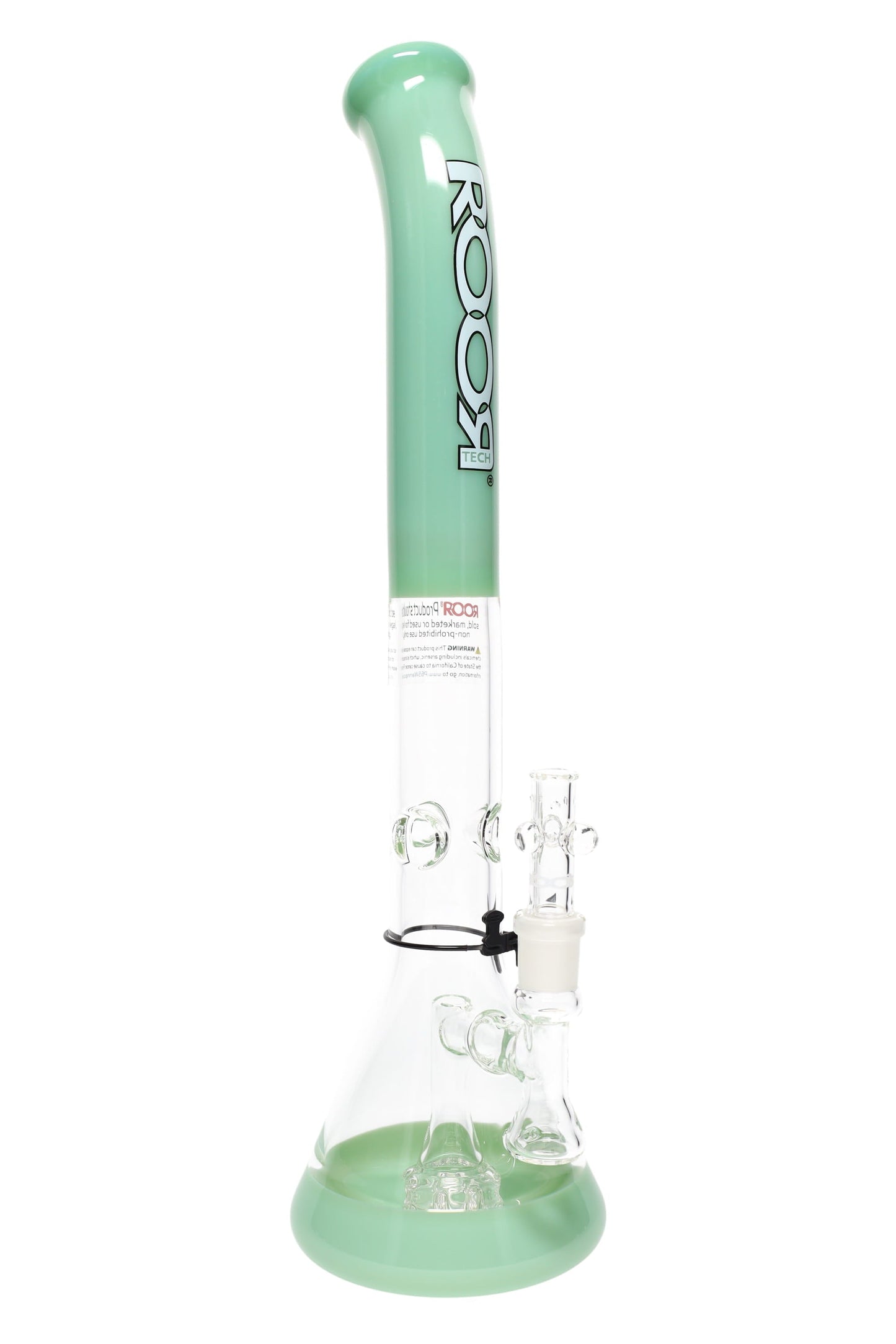 ROOR Tech Bent-Neck Multicolor Stemless Beaker Bong – 18″