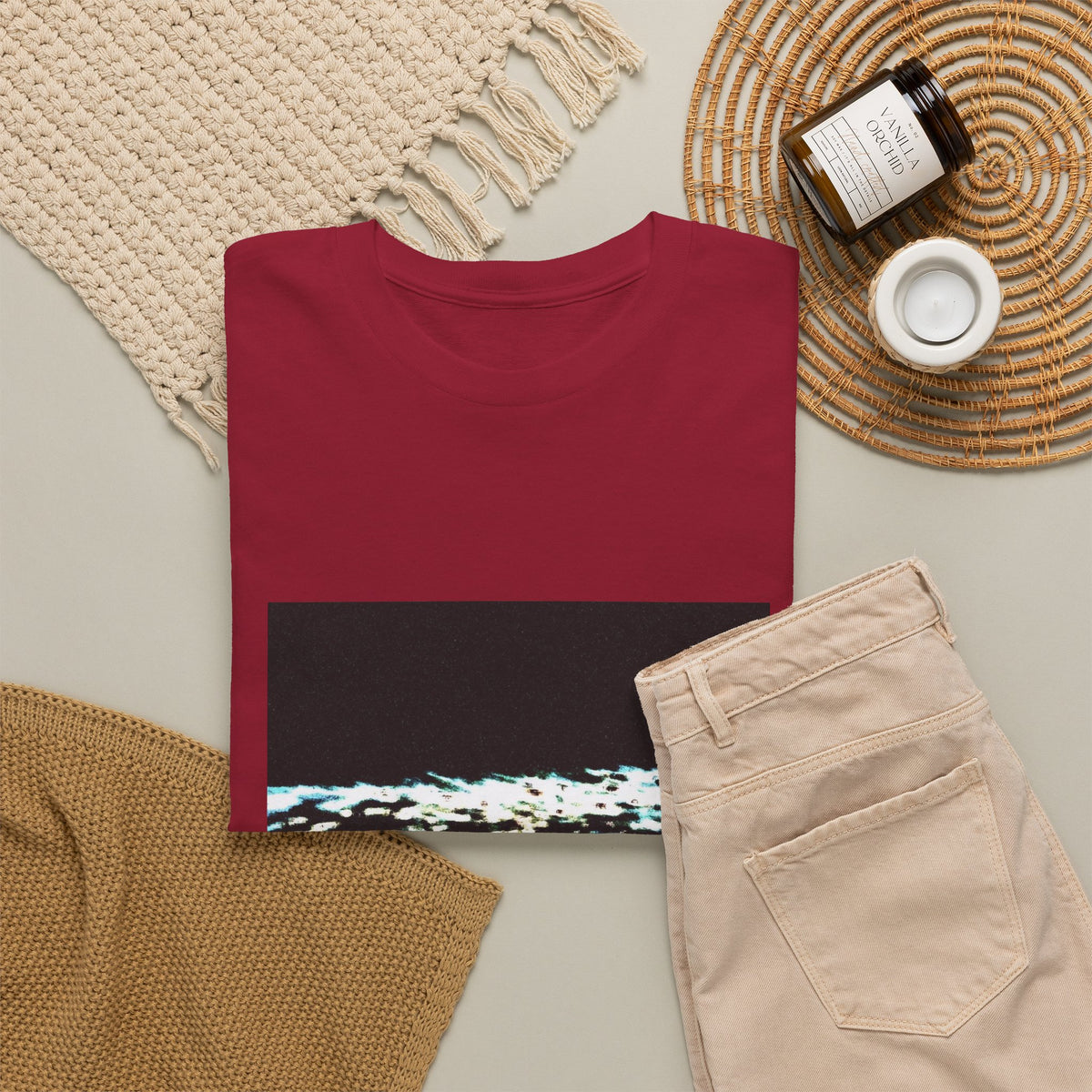 Hidden Green Pulse Graphic Tee