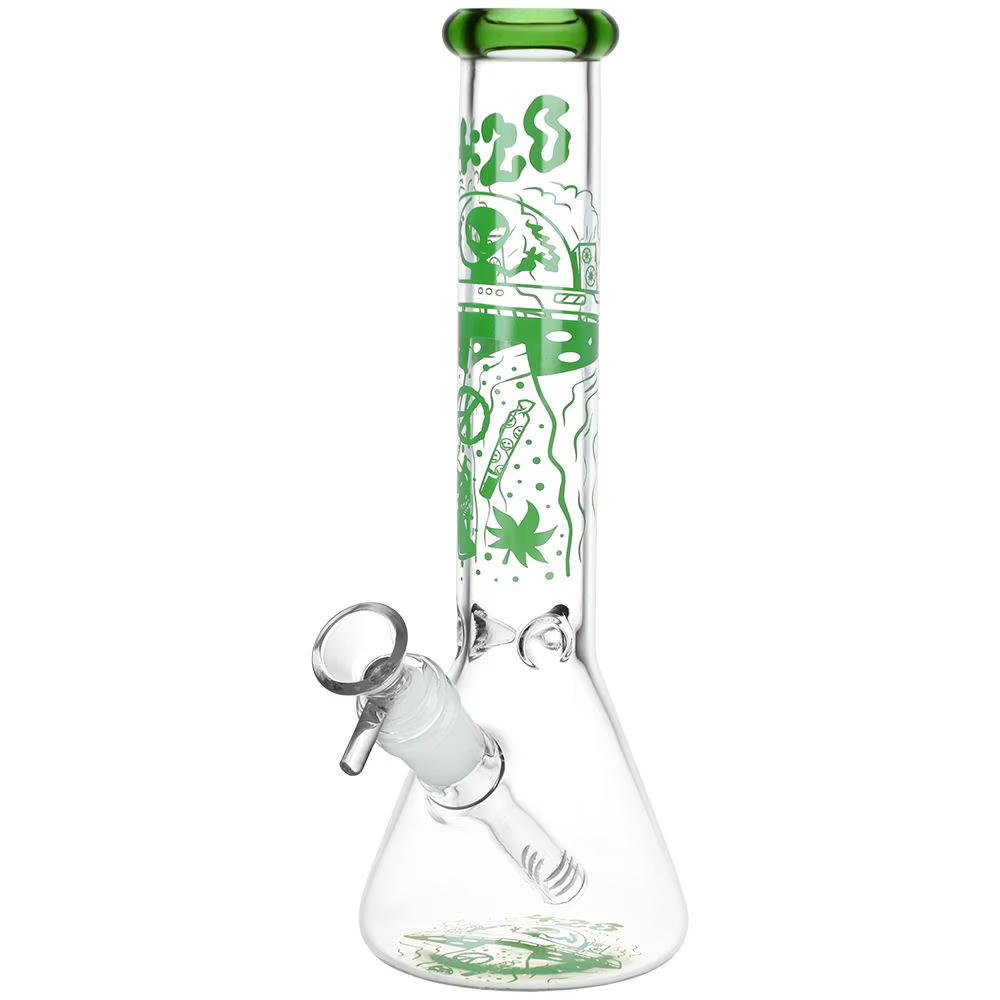 420 UFO Visitor Glass Beaker Water Pipe | 10" | 14mm F