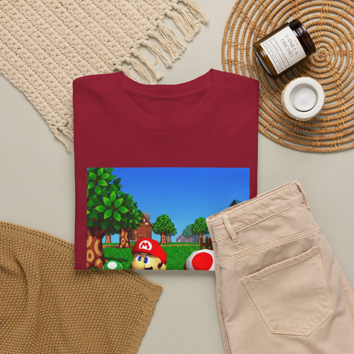 Mario And Toad Chillin' With Shrooms
