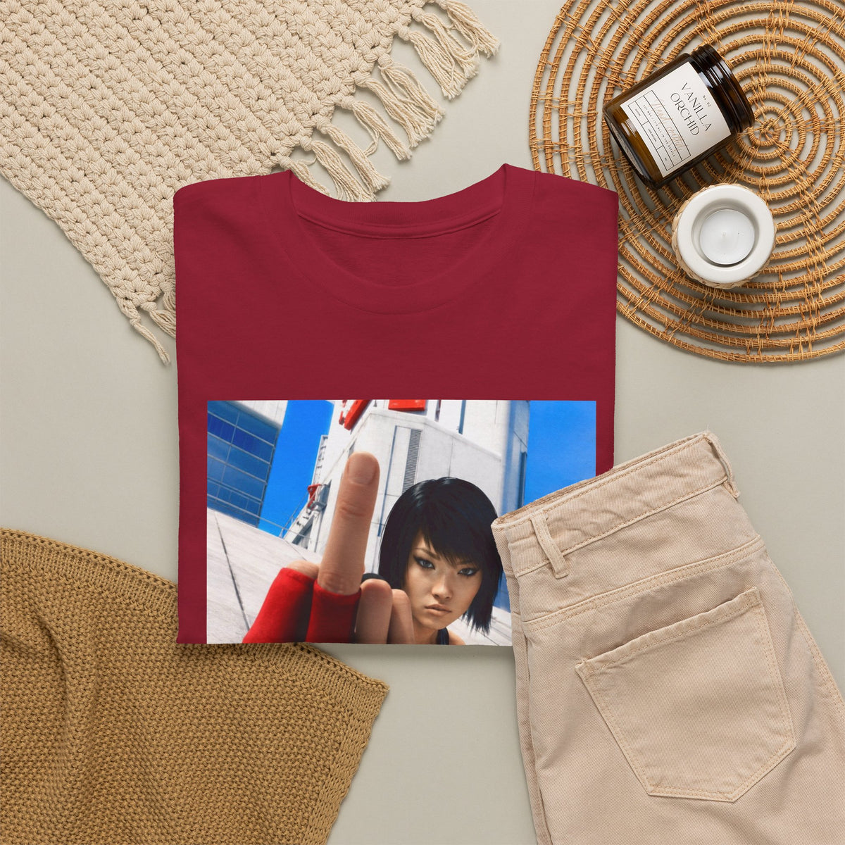Faith Giving The Finger Tee
