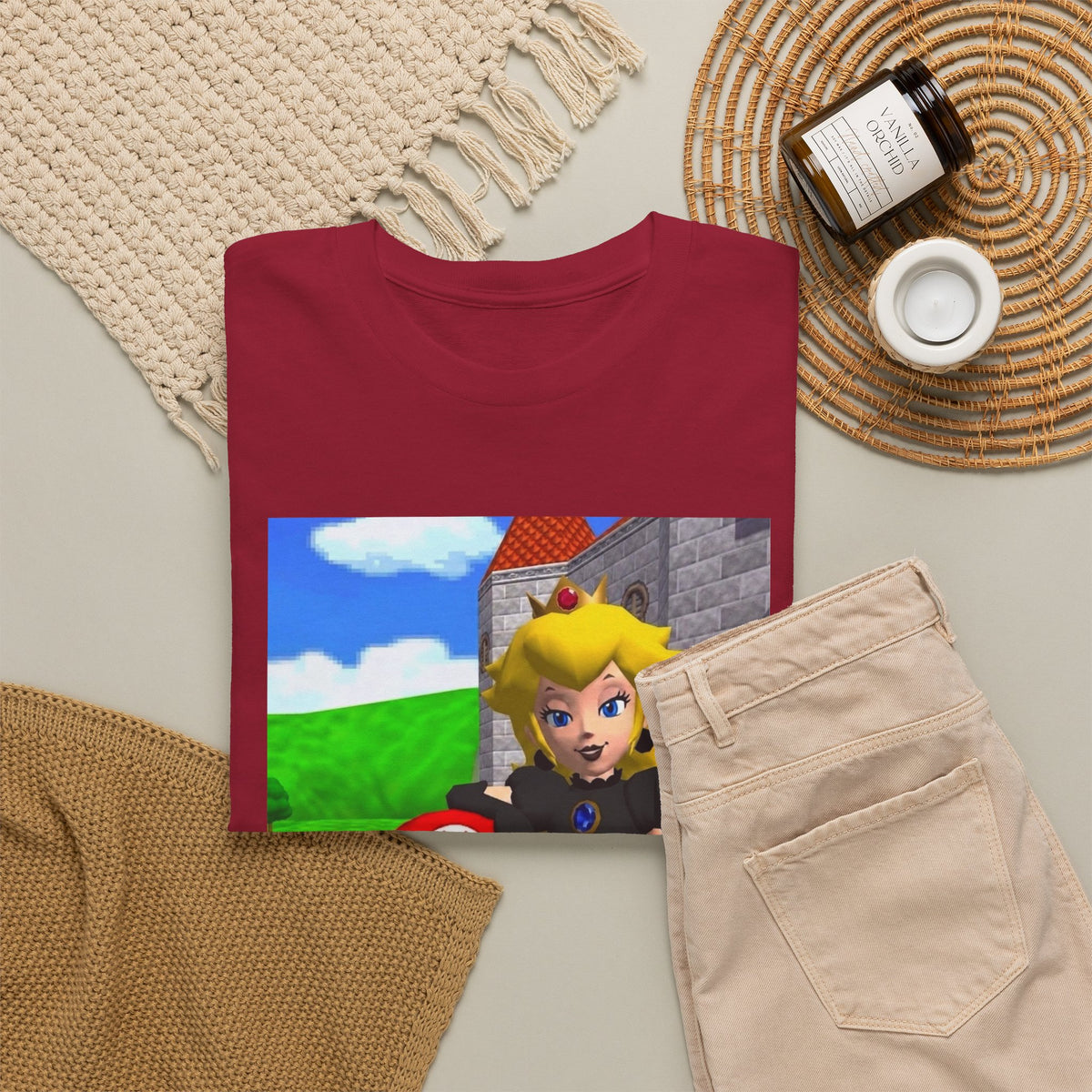 Princess Peach Flipping The Bird Tee
