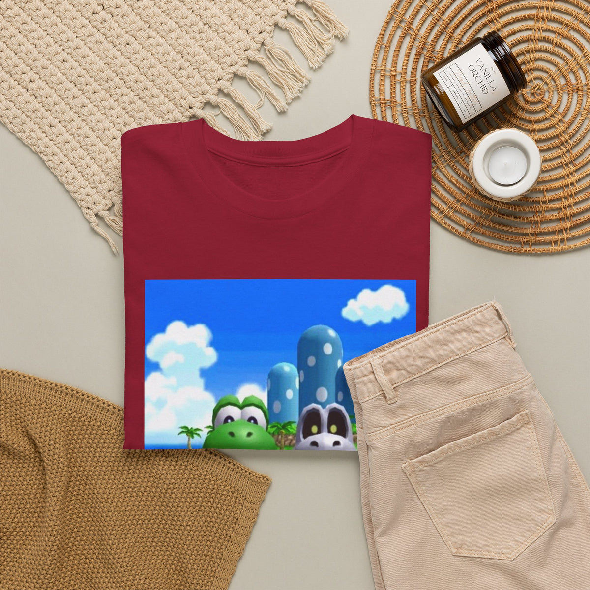 Yoshi And Dry Bones Flipping The Bird (Design 3)