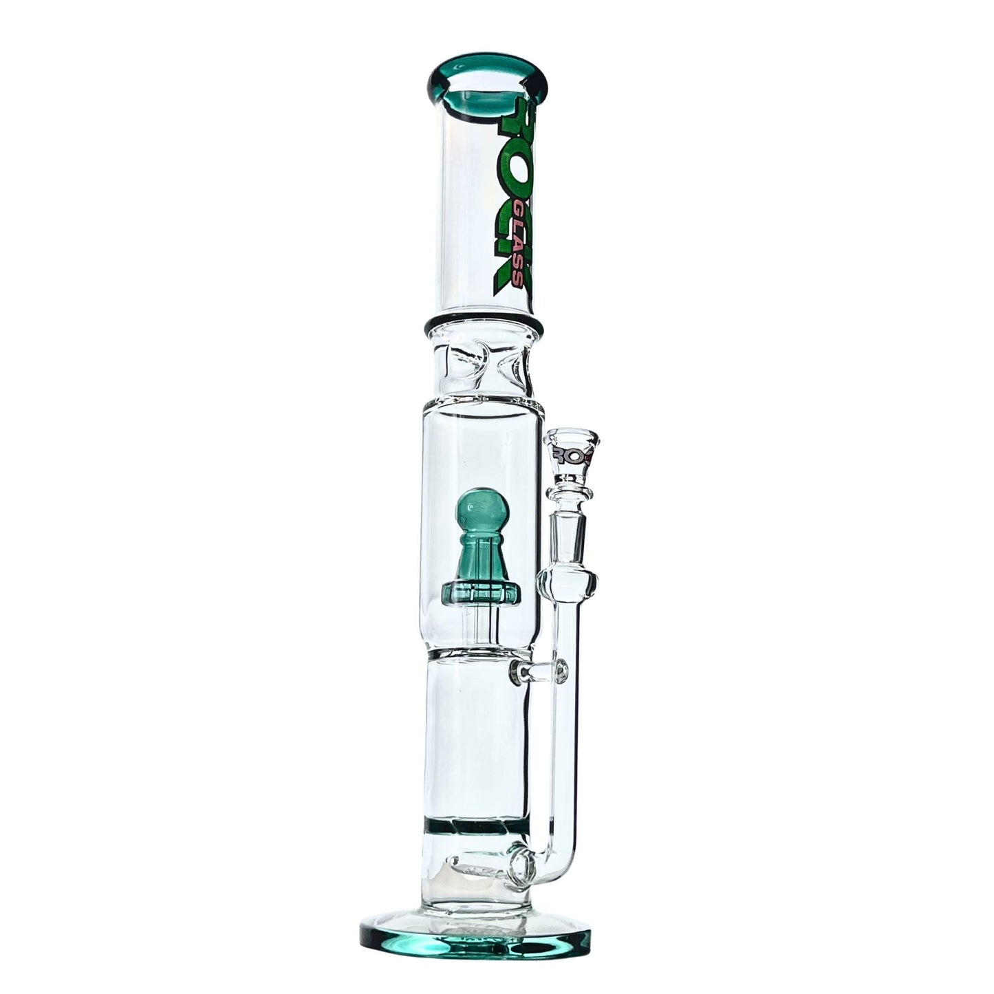 The Strategist 18" Rock Glass Triple Perc Bong