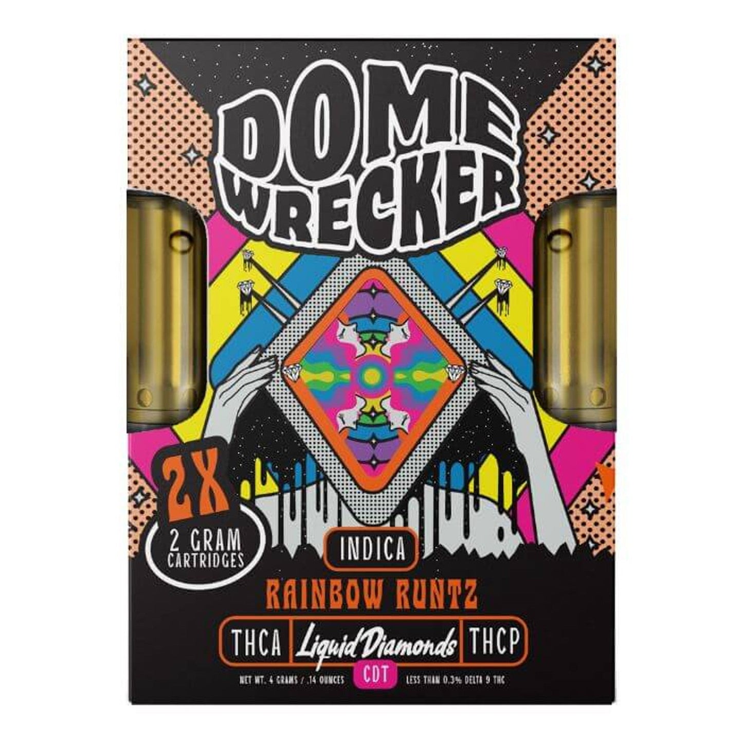 Dome Wrecker Rainbow Runtz THC-A Duo Devices - 4000mg