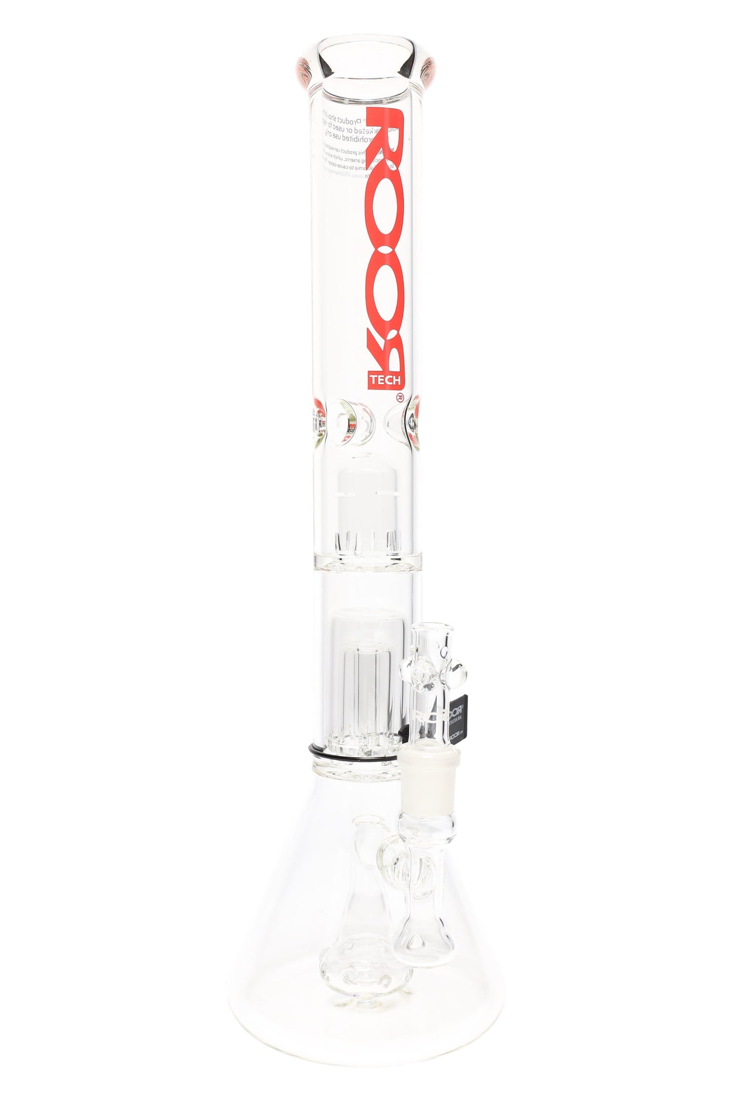 ROOR 18" Tech Stemless Beaker Bong – Multi Percs – 5mm