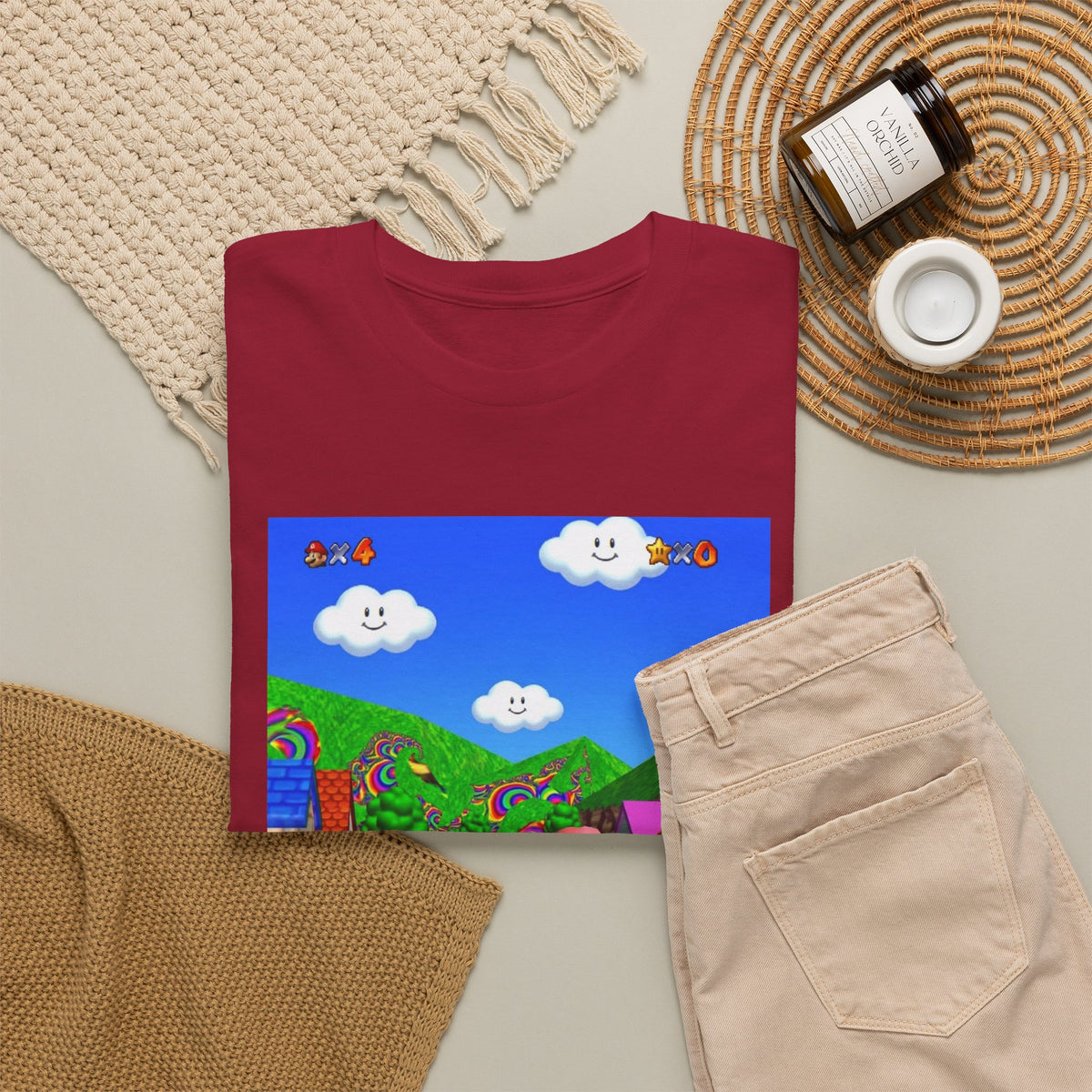 Mario Giving Mushroom & Peach Tripping