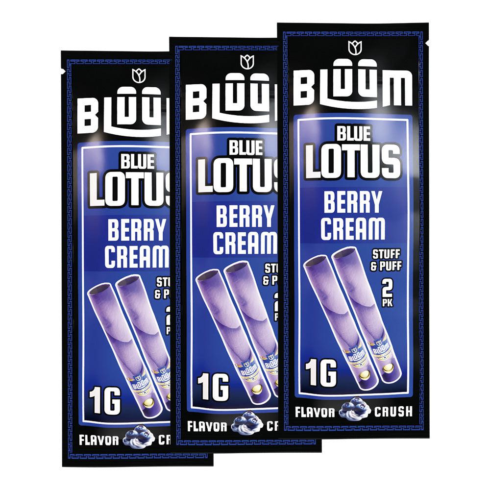 Bluum Wild Flower Cones - Blue Lotus - Berry Cream - 3 Pack