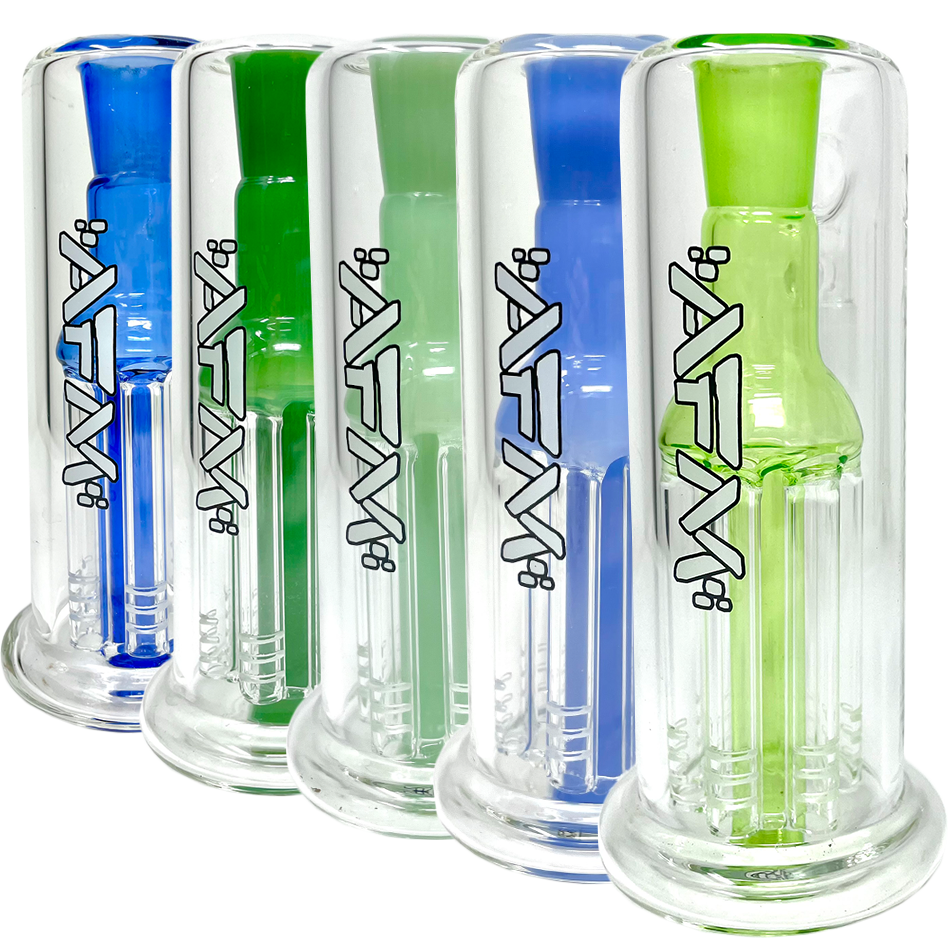 AFM Tall Boy 6-Arm Perc 5″ Glass Ash Catcher