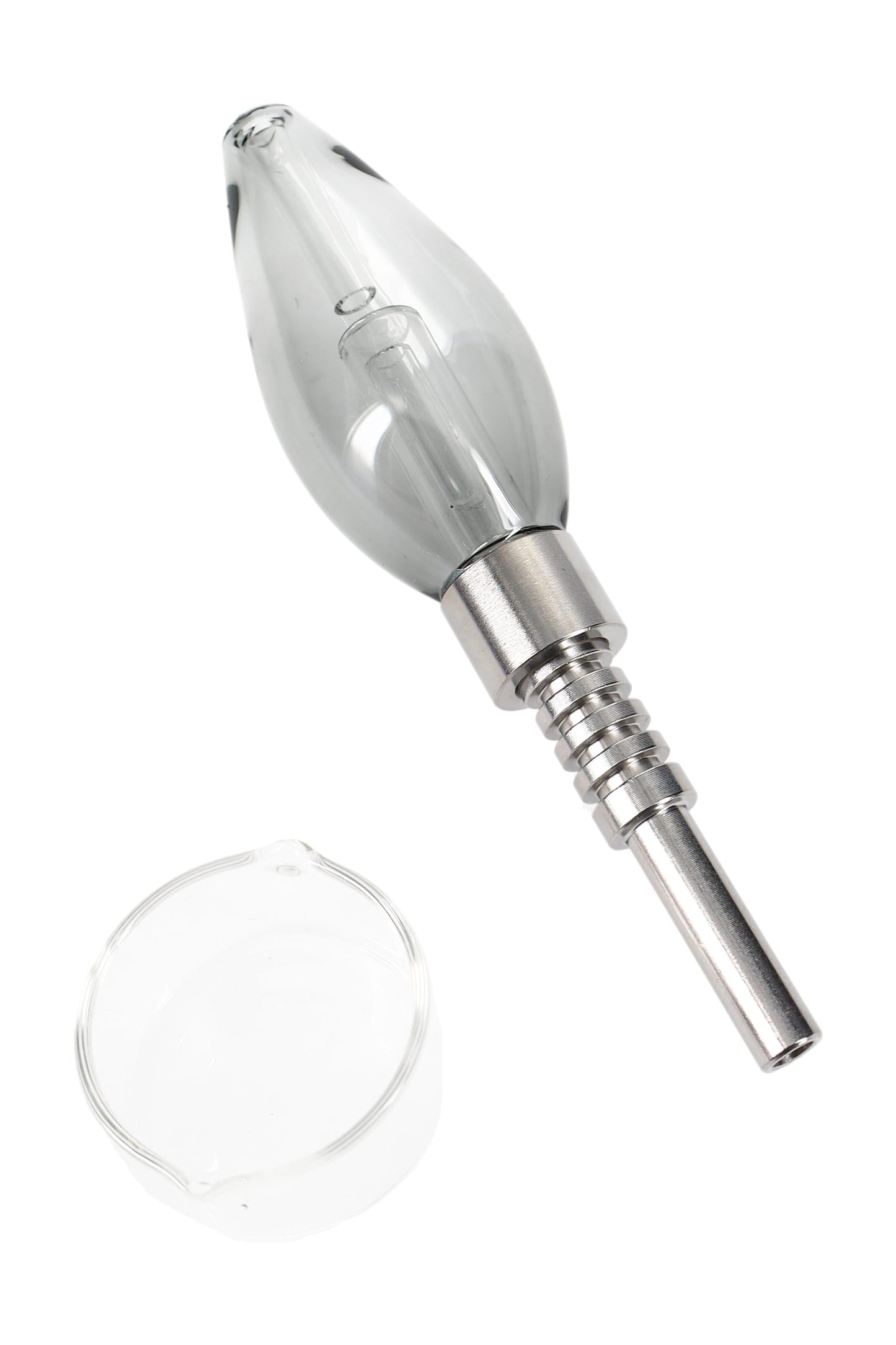 Glass Bulb Dab Straw “Mini Capsule” – 5½″