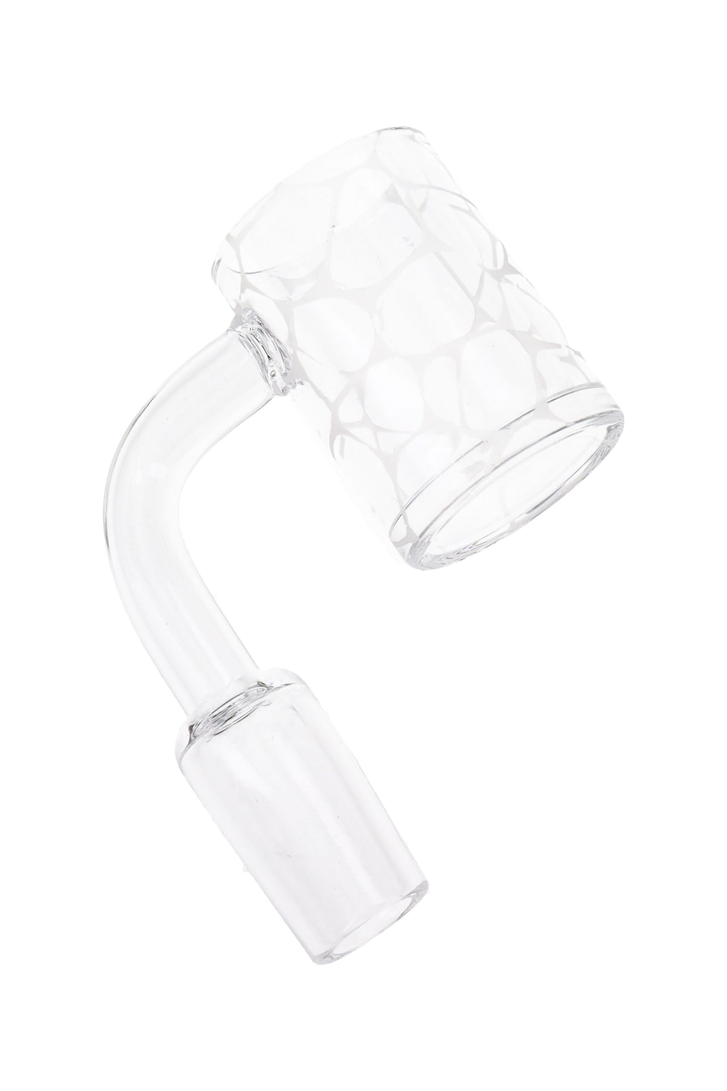 Quartz 14.5 mm Male Flat-Top Banger – Frosted Design