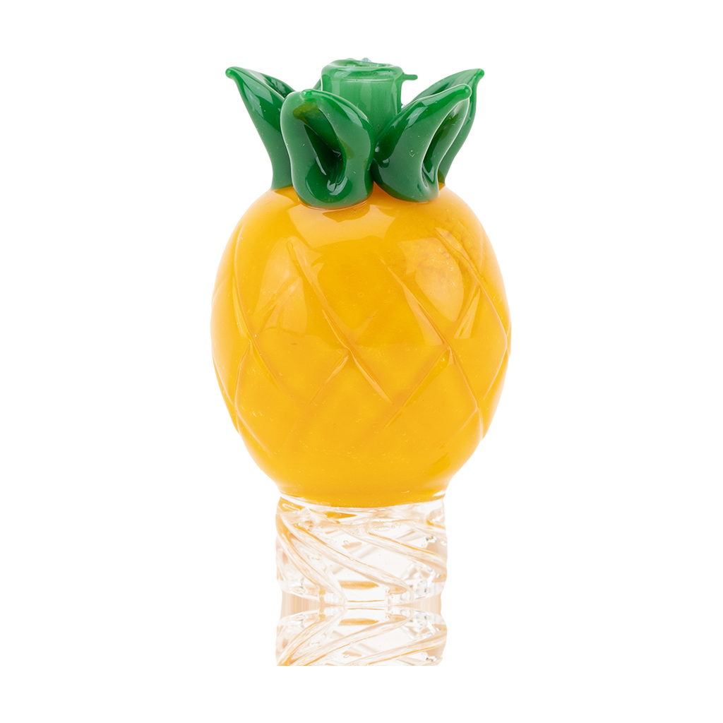 Empire Glassworks Pineapple Spinner Cap w/ Terp Pearl - Artistic Dab Rig Accessory