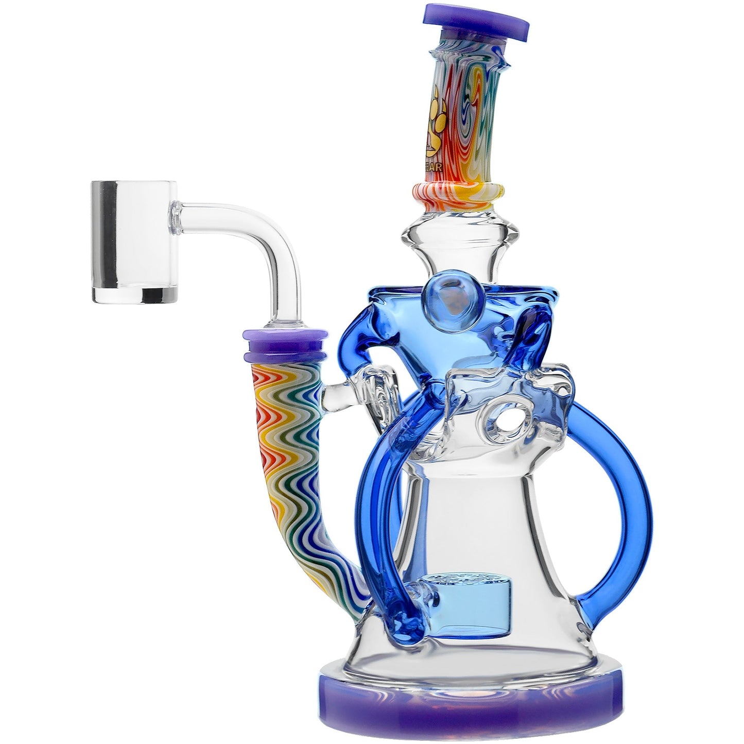 Calibear 8'' Continuum Seed Of Life Perc Recycler Dab Rig