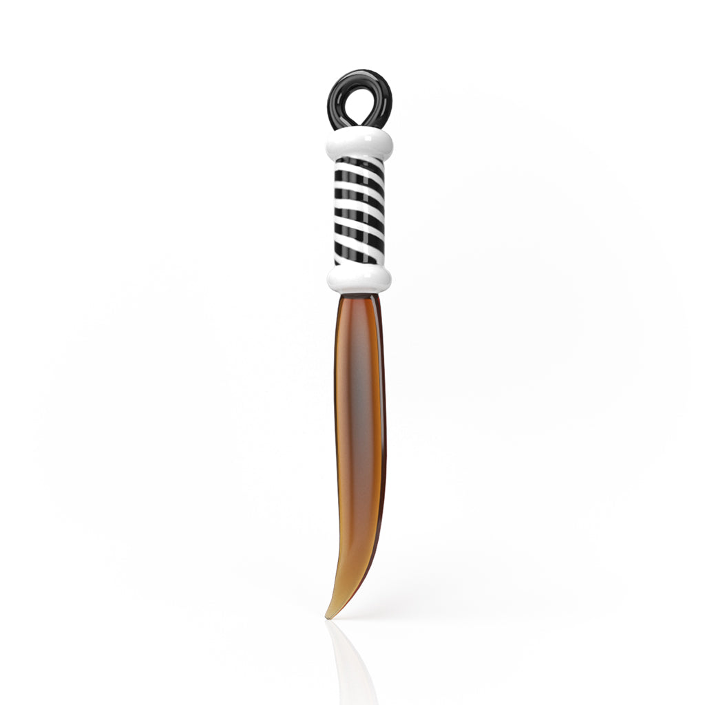 Honeybee Herb Artisan Glass Sword Dab Tool - Precision & Style
