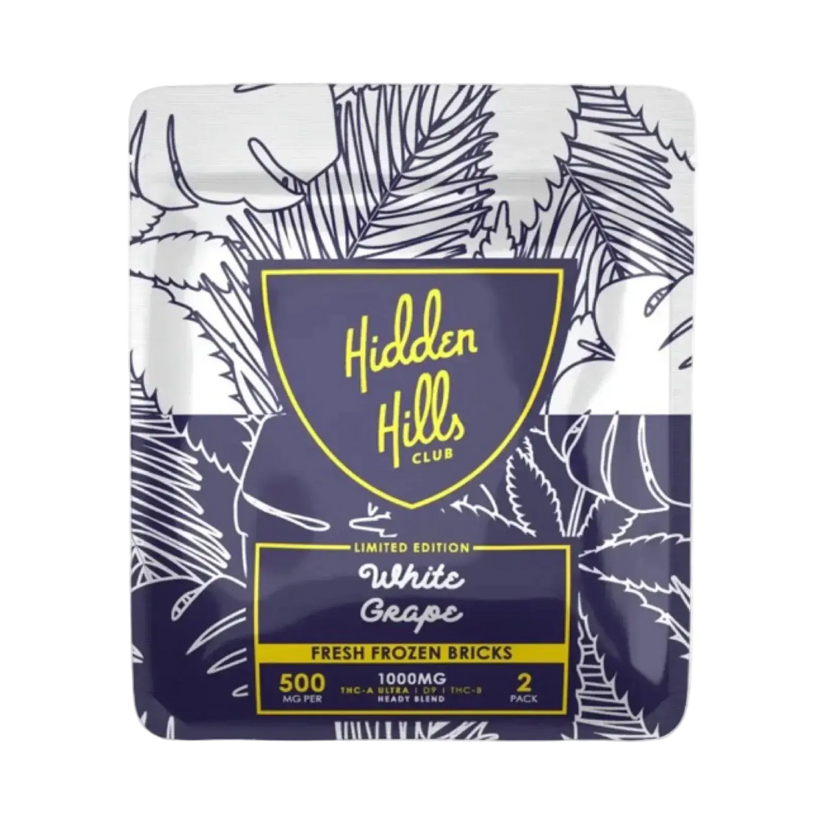 1000mg THCa Gummies | White Grape