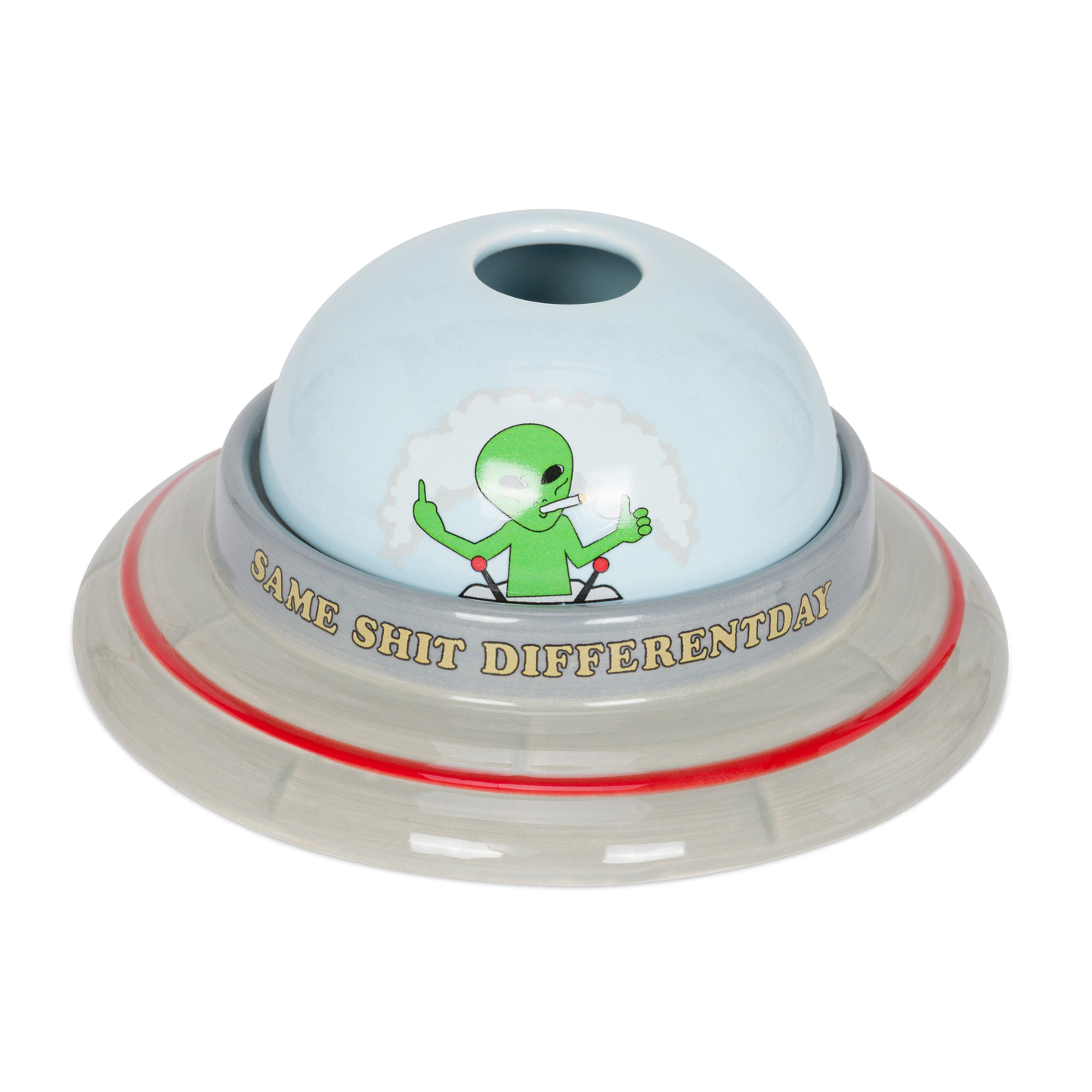 UFO Ceramic Ashtray (Multi)