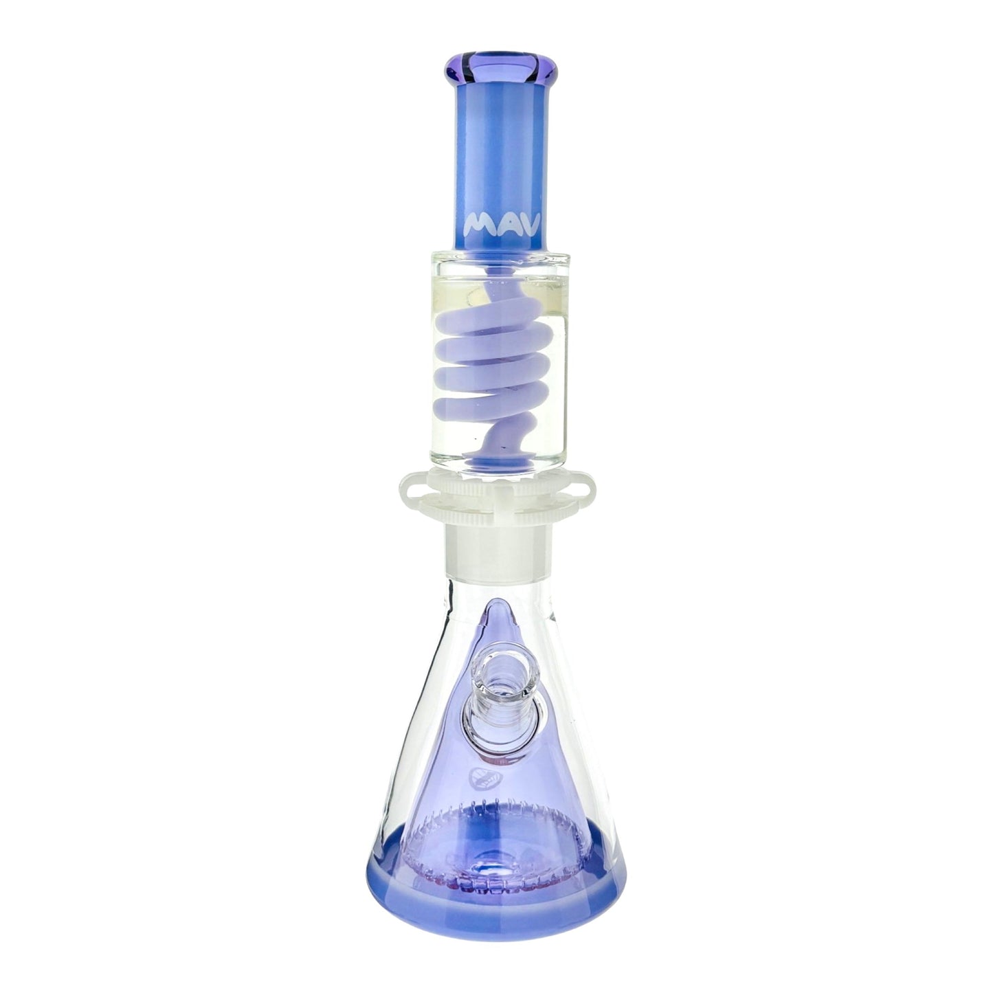 OS90 oversized Slitted Pyramid Beaker Freezable Coil System purple