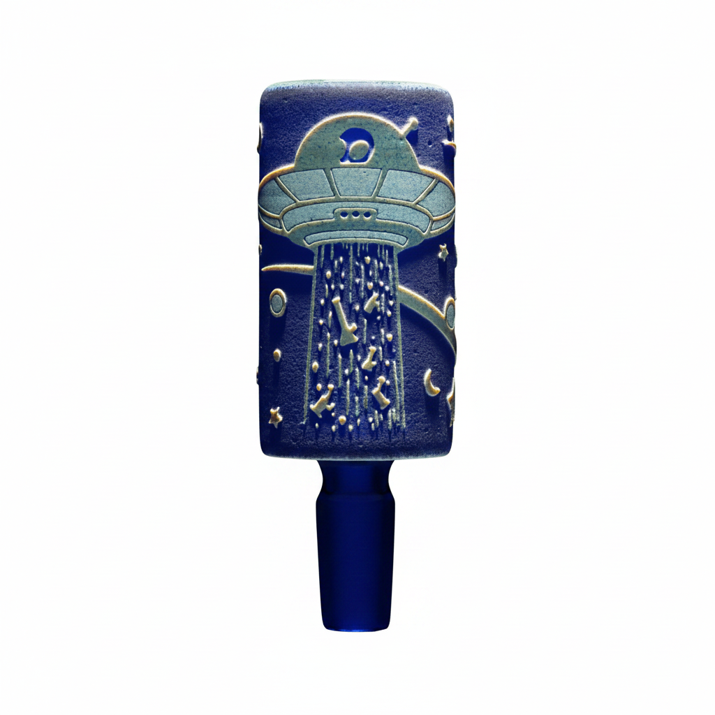 Extraction in Color Dark Blue + Frit Long Bowl