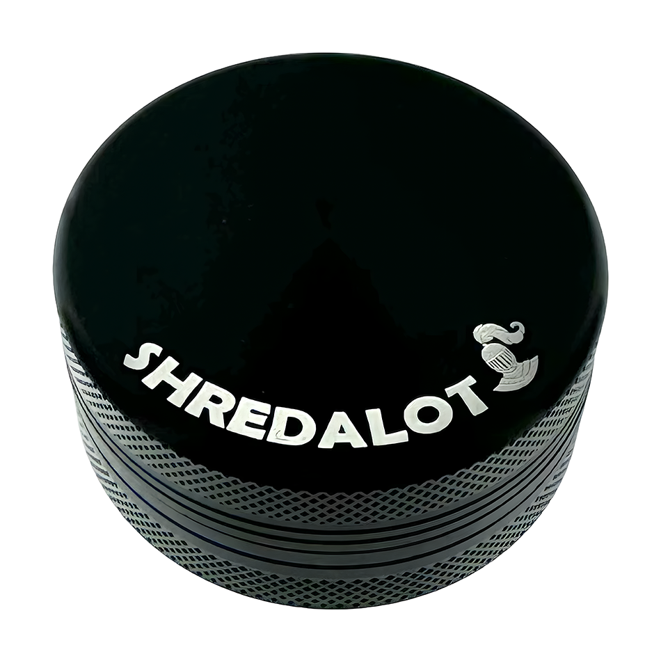 Sir Shredalot 2-Piece Metal Herb Grinder – 63 mm Aluminum Grinder