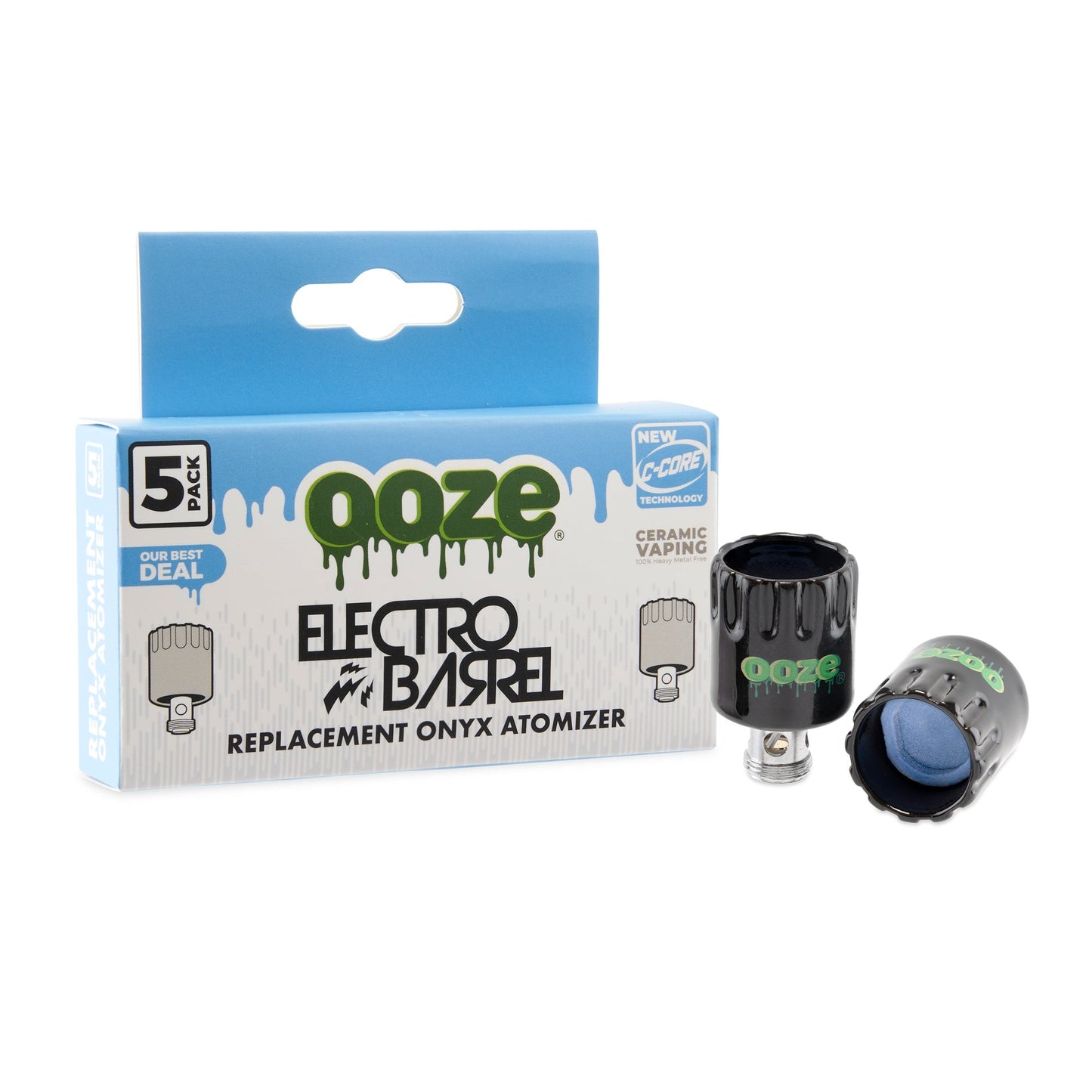 Ooze Electro Barrel Onyx Atomizer Replacements
