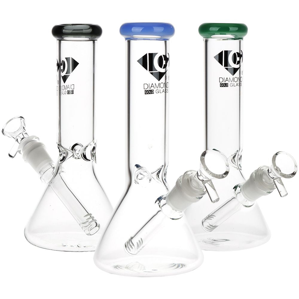 Diamond Glass 8" Sugar Beaker - 14mm F Joint