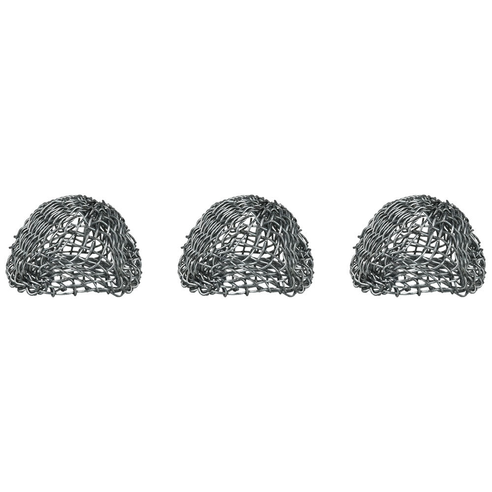 Shire Pipes Durable Metal Replacement Screens 3-Pack - Universal Fit & Enhanced Smoking Experience