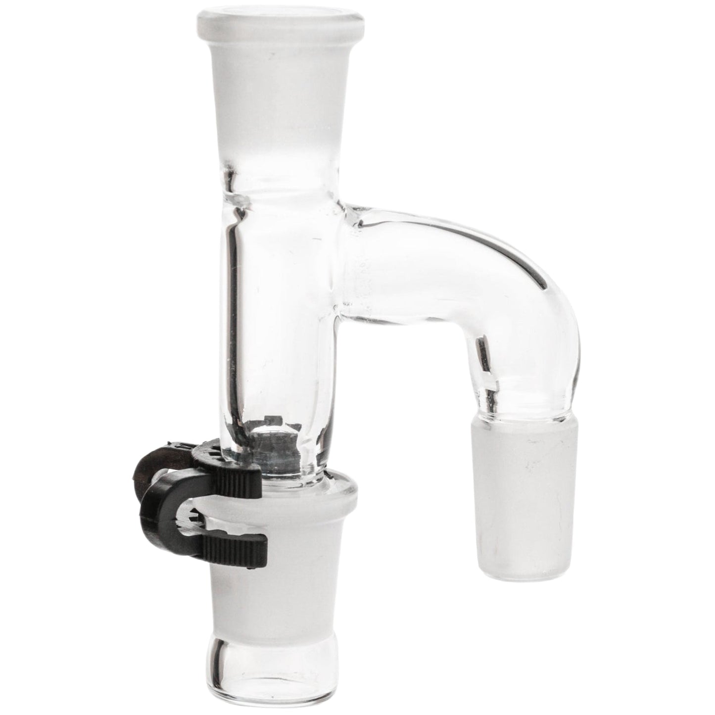 Thick Ass Glass Reclaim Adapter w/ Dish & Keck Clip - 14MM Male to Female