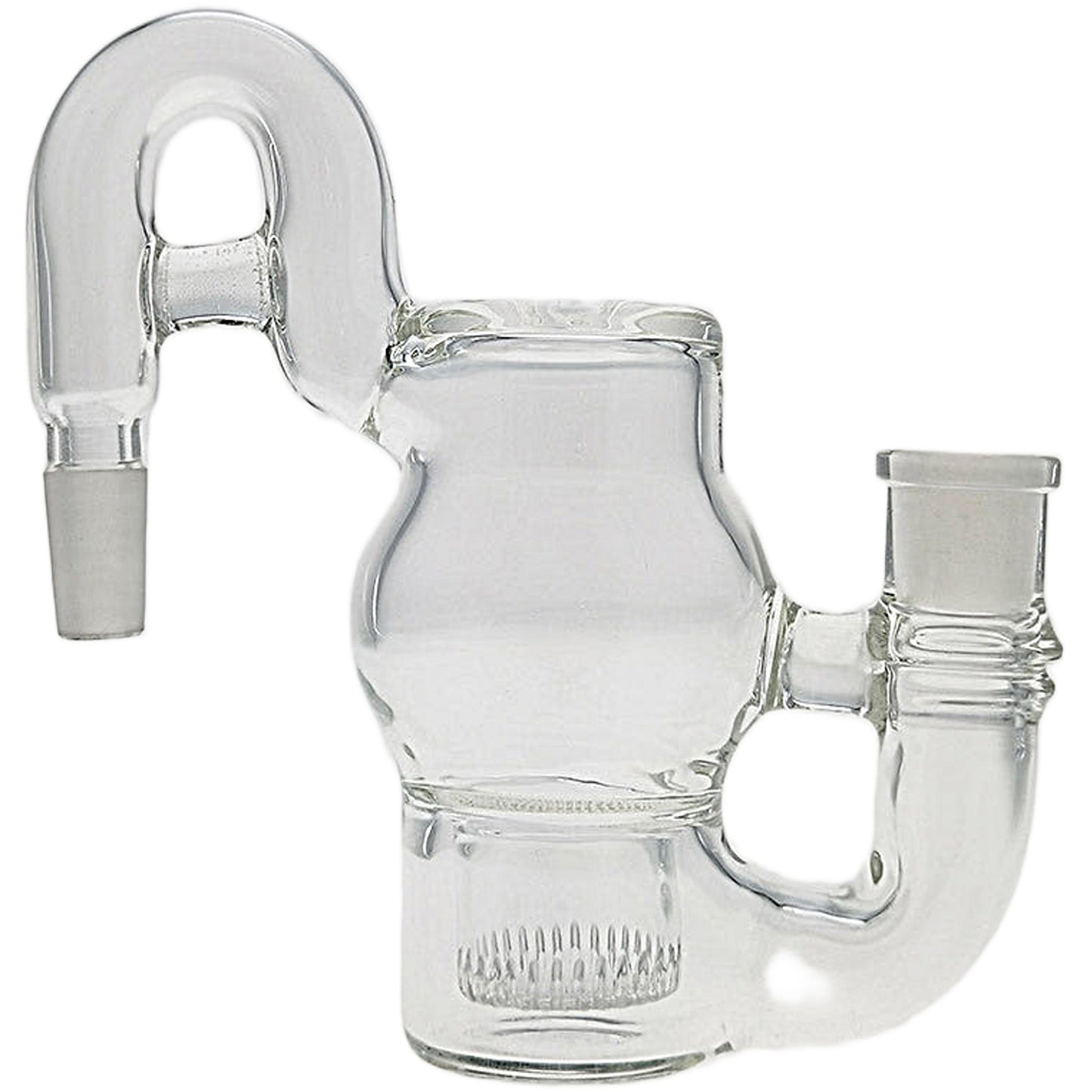 Thick Ass Glass 5.5" Showerhead Ashcatcher with Recycler - 14MM Joint