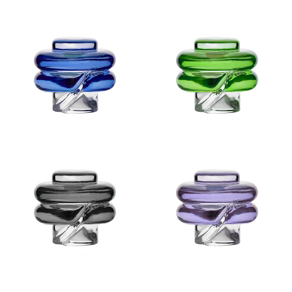 VLAB Opal-Embedded Spinning Carb Cap for Efficient Dabbing