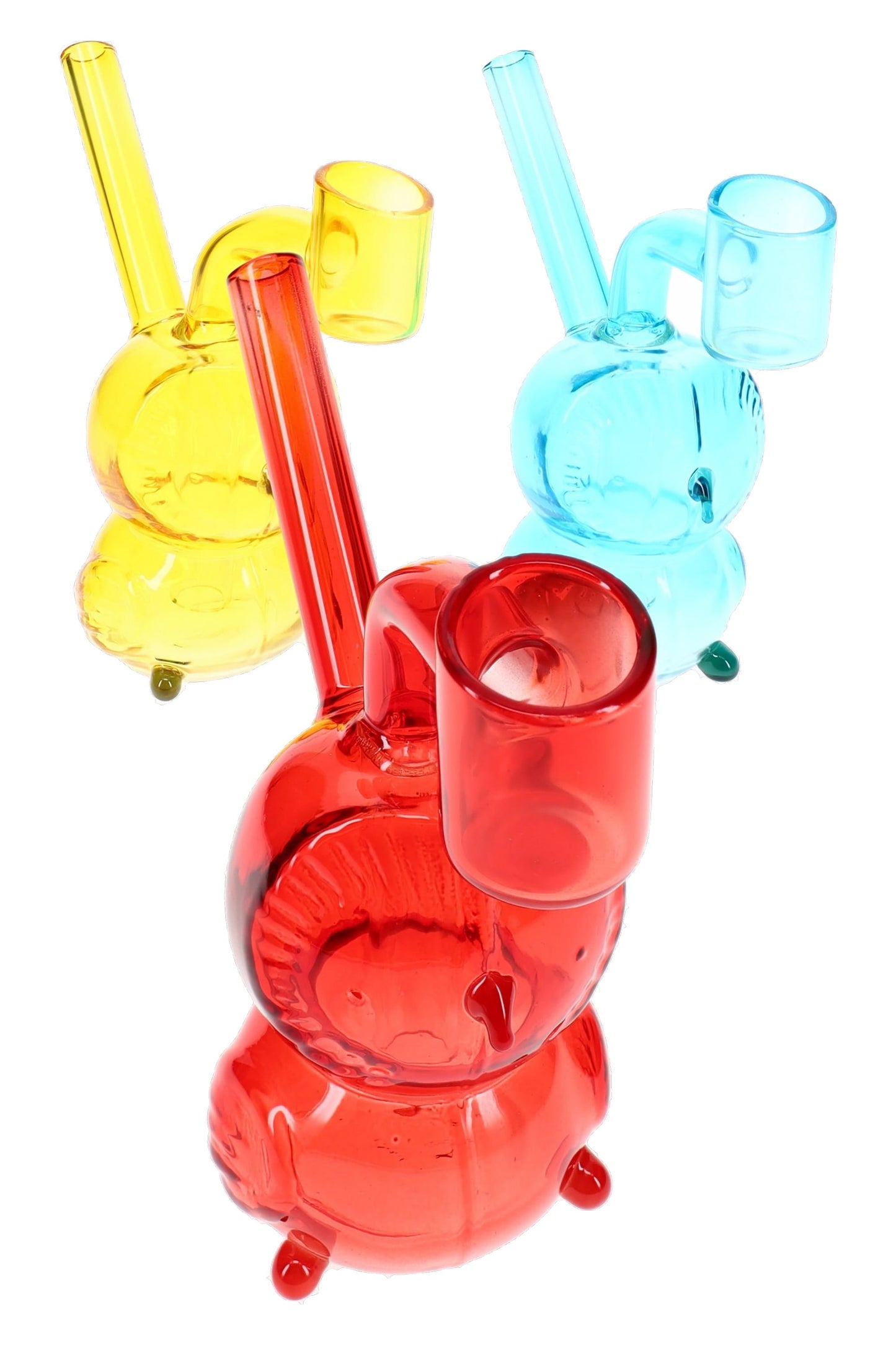 Glass Owl Dab Rig “Night Watch” – 4½″ – Assorted Colors