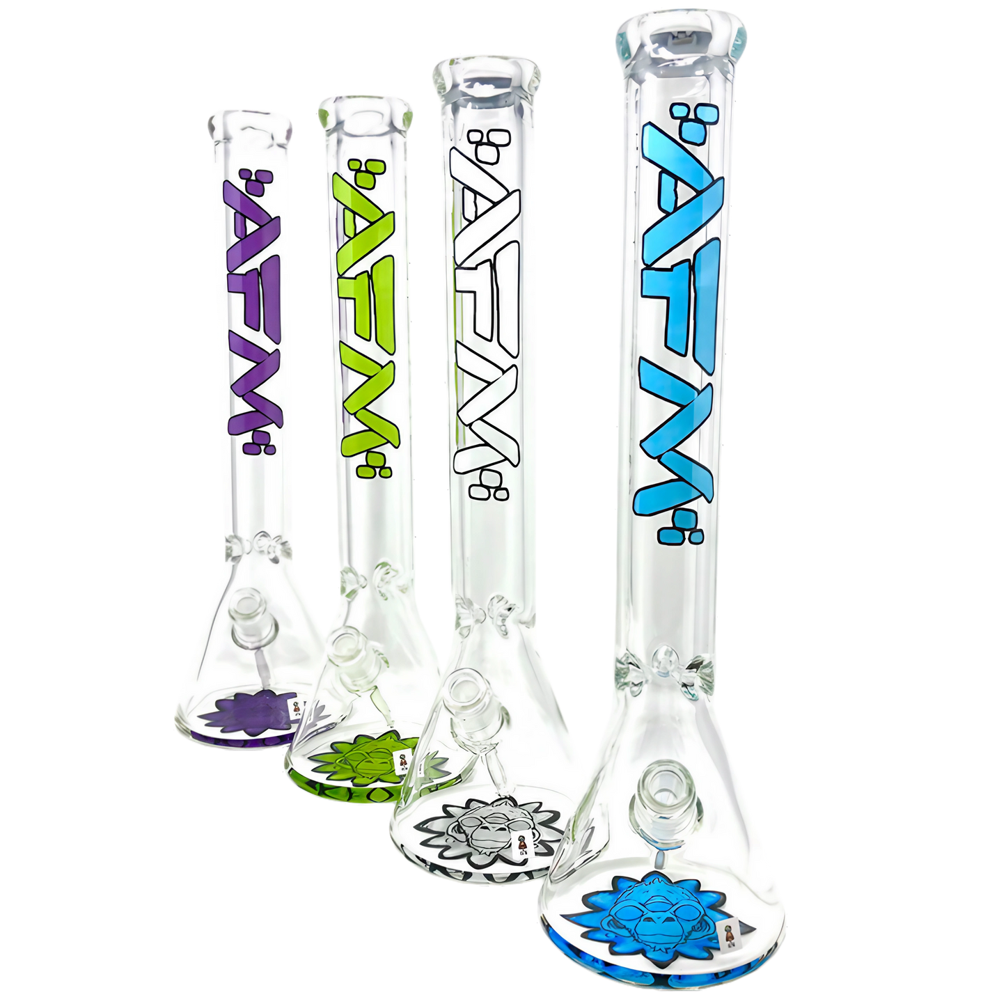 AFM Glass - The Flower Monkey 9mm Beaker - 18"