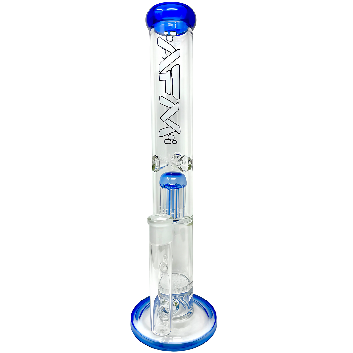 AFM Ripper 14" Ice Catcher & 8-Arm Perc Straight Tube Bong