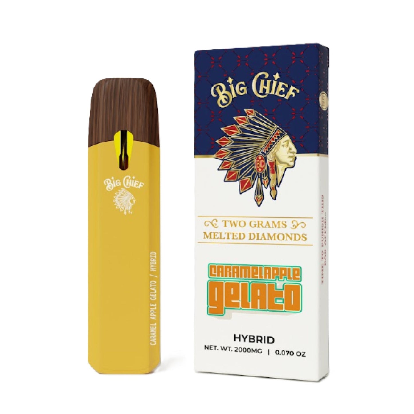 Big Chief Melted Diamonds THC-A Device - 2000mg