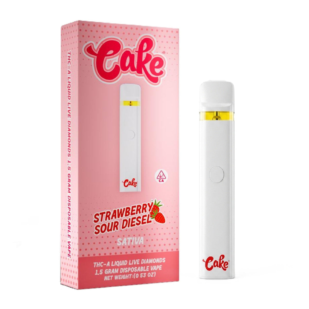 CAKE Liquid Live Diamonds THC-A Device - 1500mg