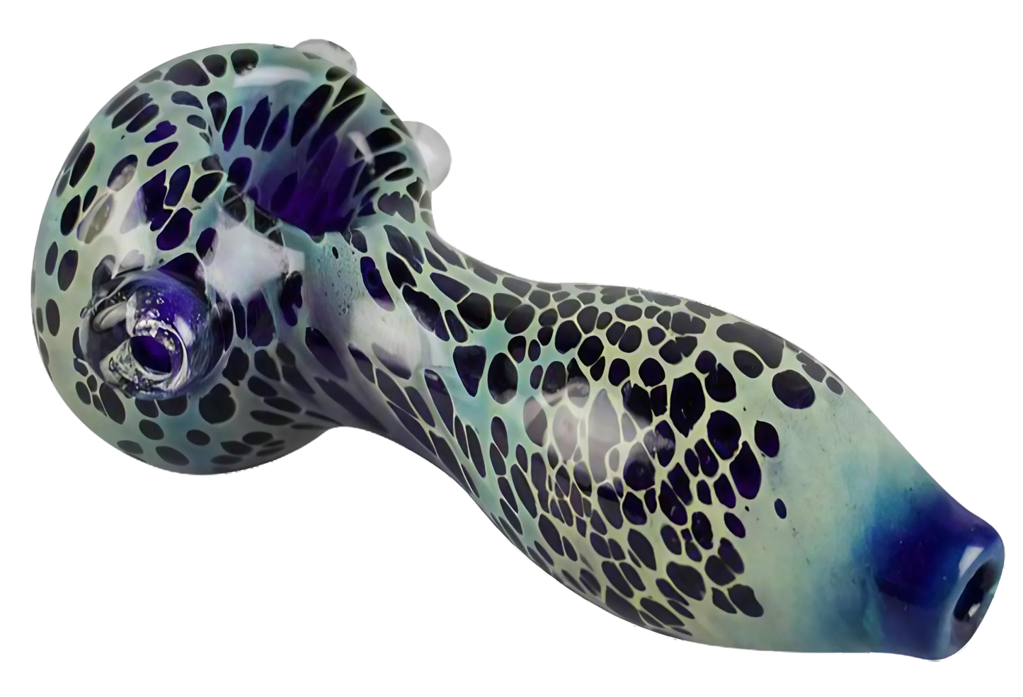 Color Spotted Glass Hand Pipe